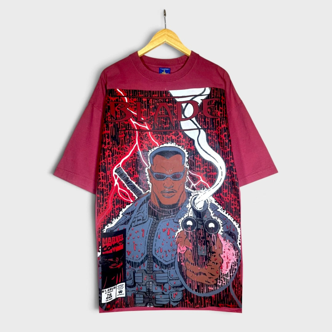 Faded Red - Bloody Rain Blade Front - Thunder Rain Blade Back