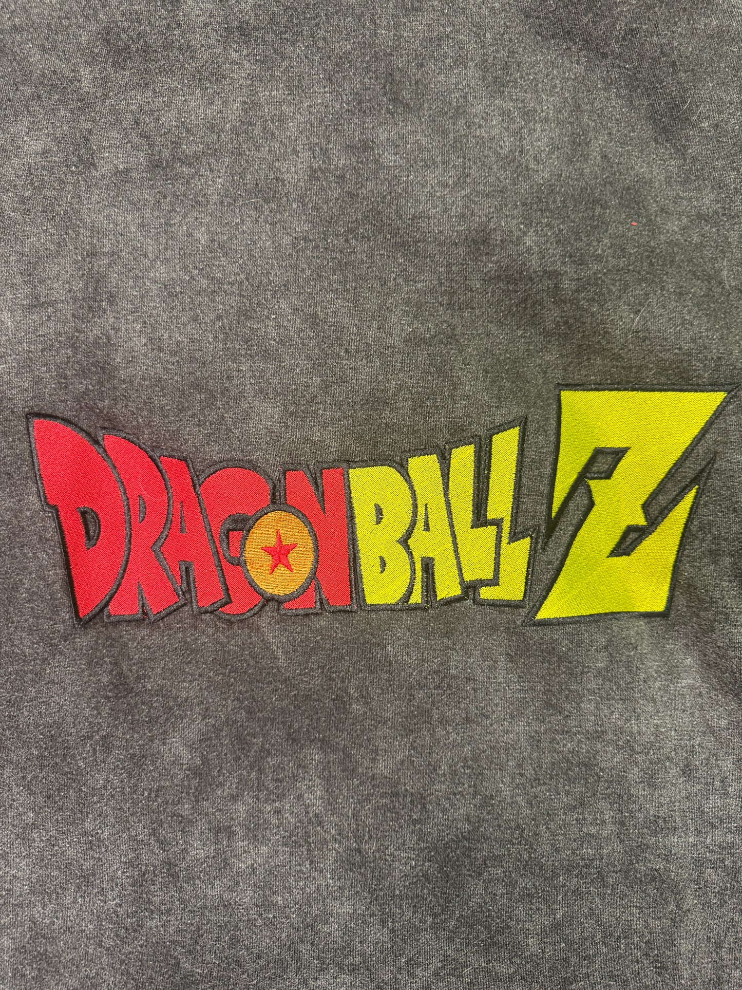 Large- Gray Dragon Ball Z Hoodie – Super Saiyan Goku Evolution Graphic