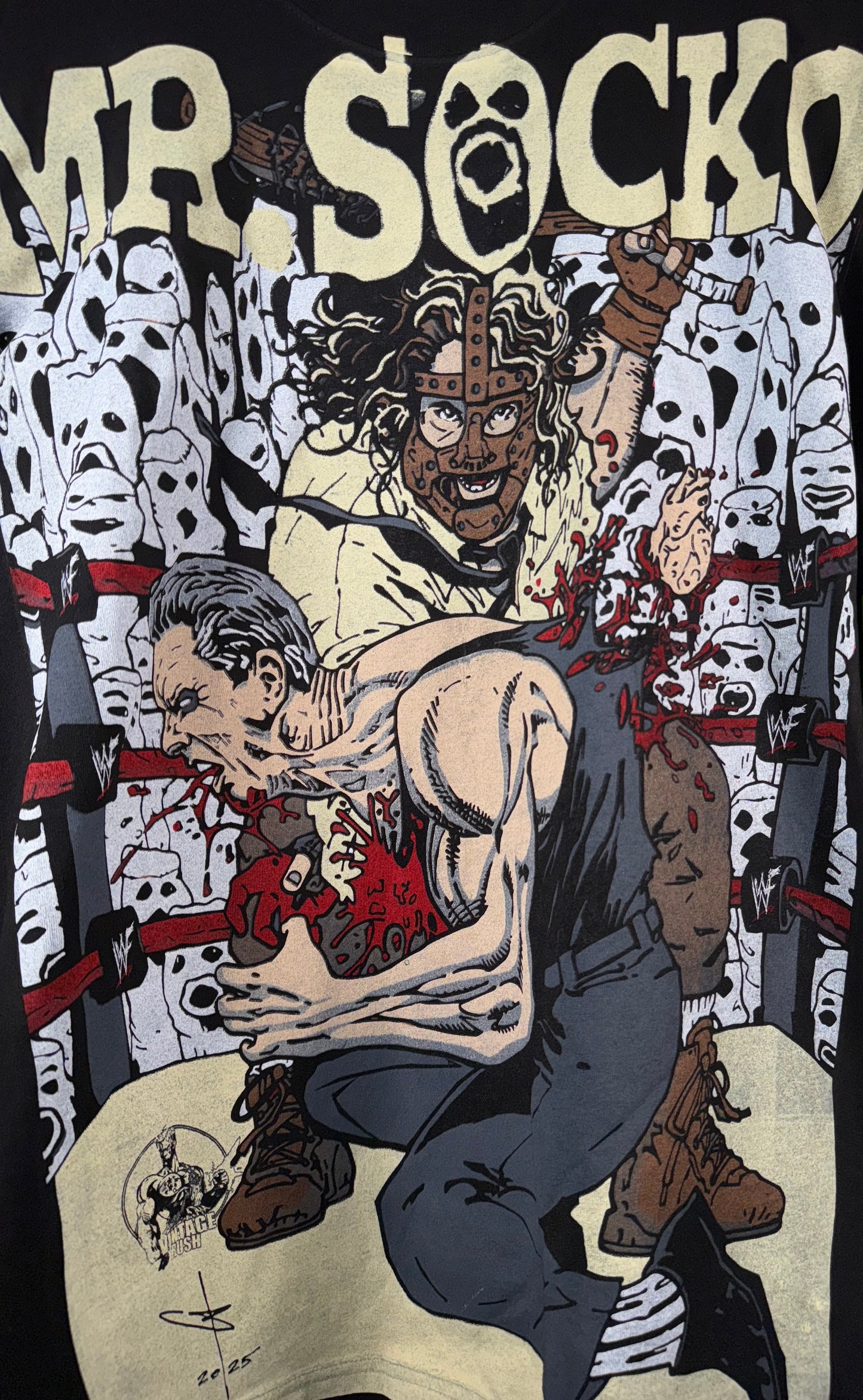 Black -  tombstone of death Front-& Mr. socko Kills back