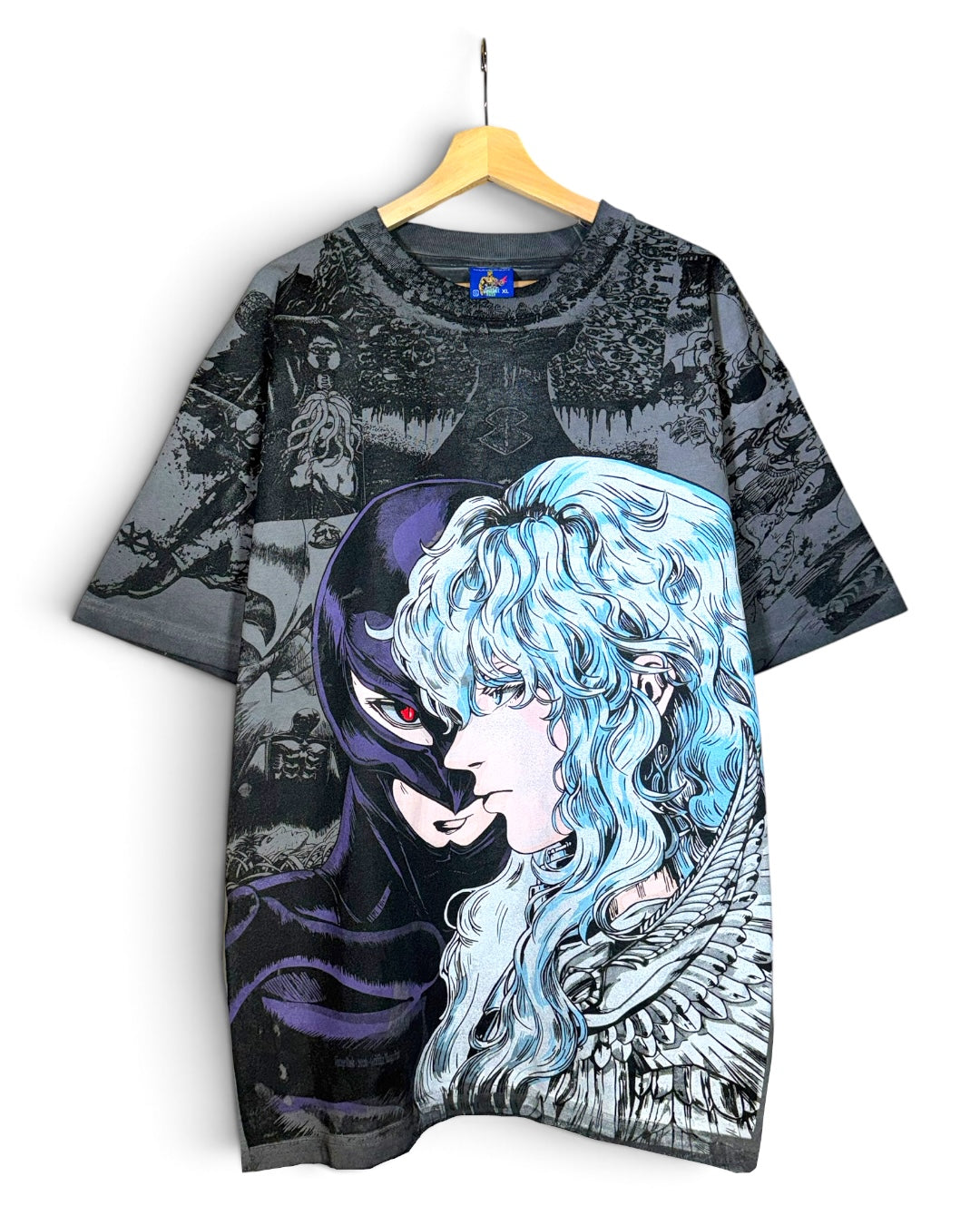 Black Oil Wash - Griffith Manga Panels Mega Print - Shirt