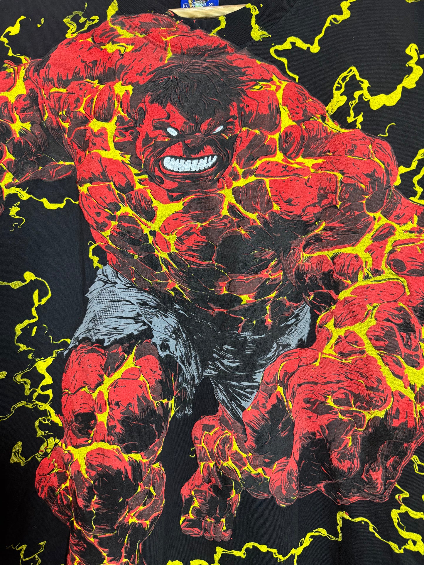Black - Red Hulk Tee
