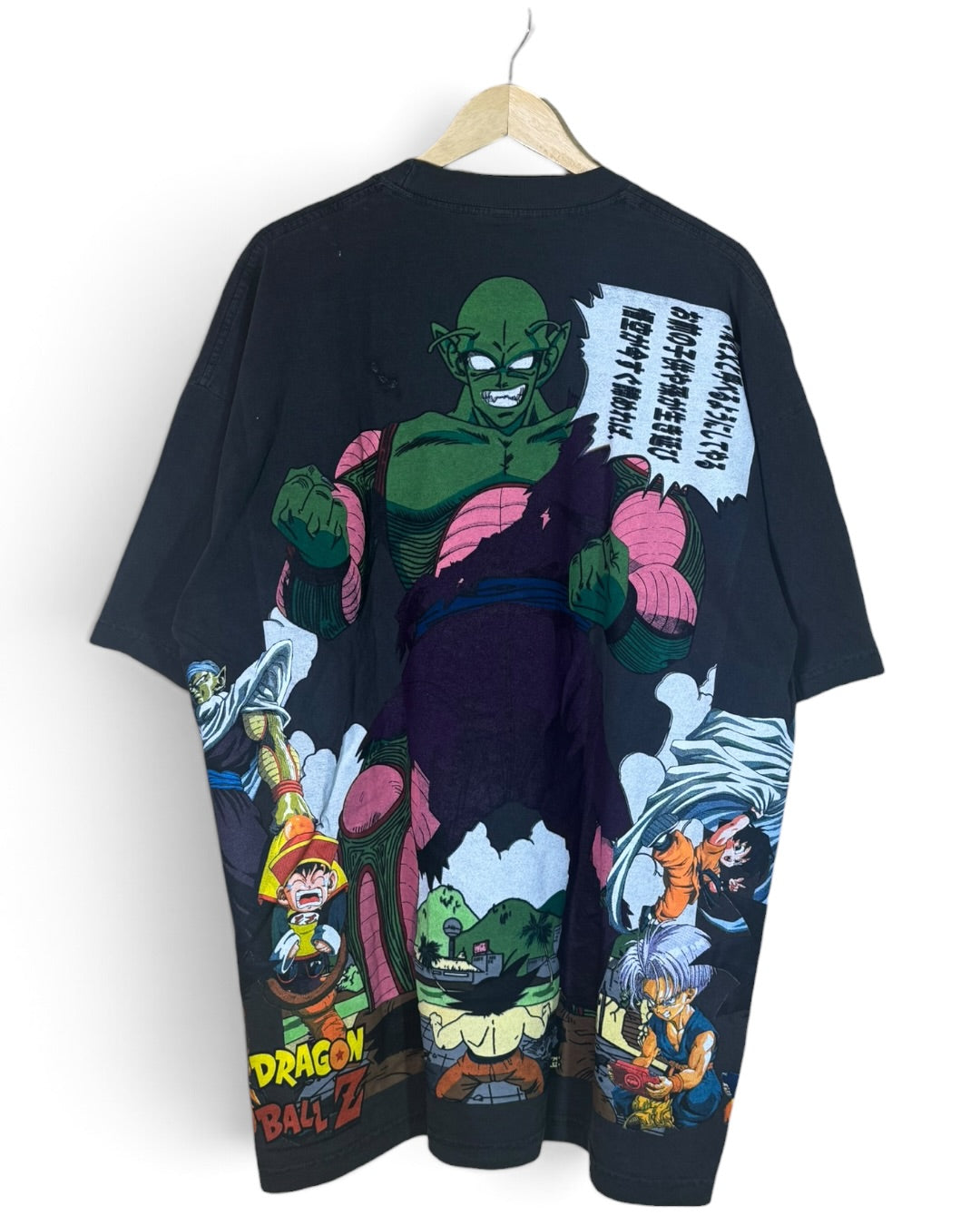 Faded - Piccolo Rap Album Front - Giant Piccolo Back - Uncle Piccolo Babysits Sides - 360 Shirt