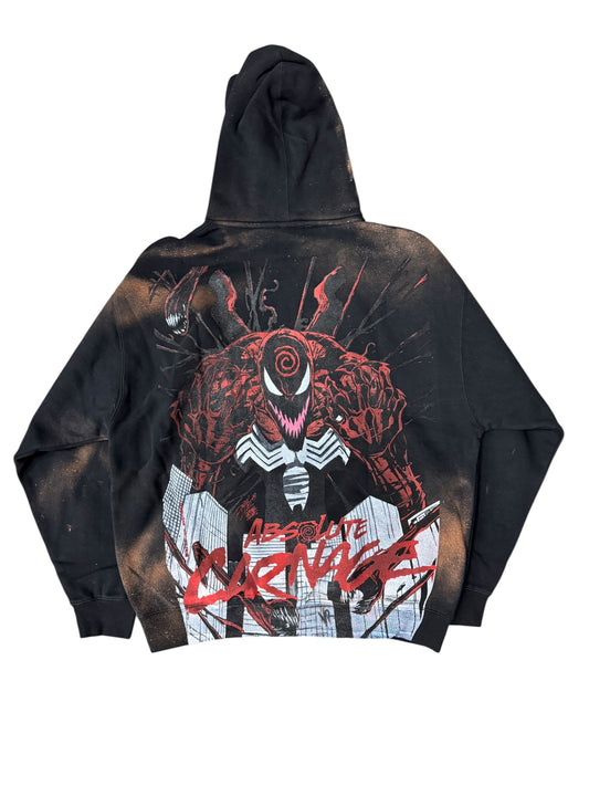 Black-XL- "Absolute Carnage" Graphic Hoodie