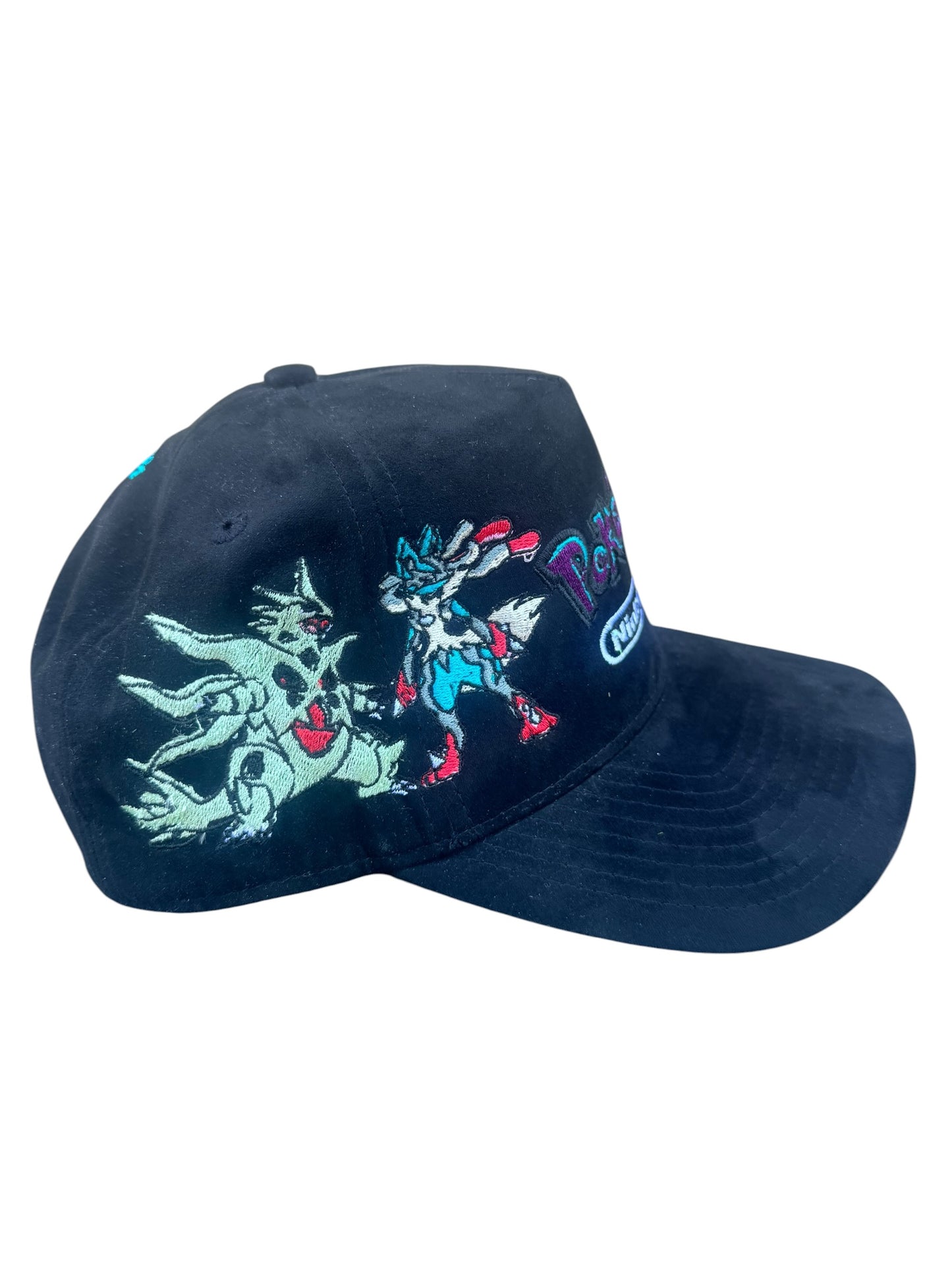 Suede Black Print Mega Evolutions - Pokemon Hat