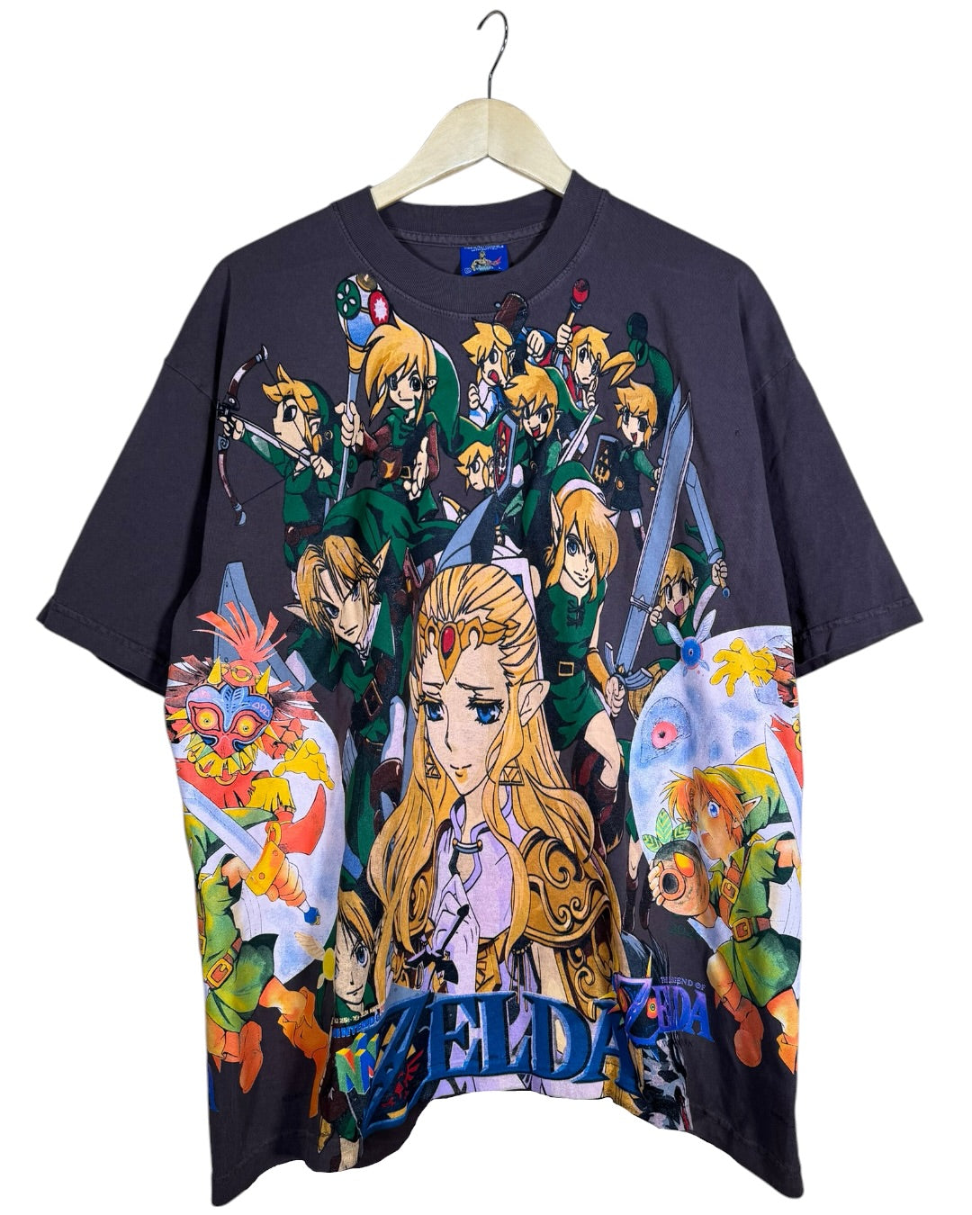 Brown - Links Front - Master Sword Back - Majora’s Mask Sides - 360 Shirt