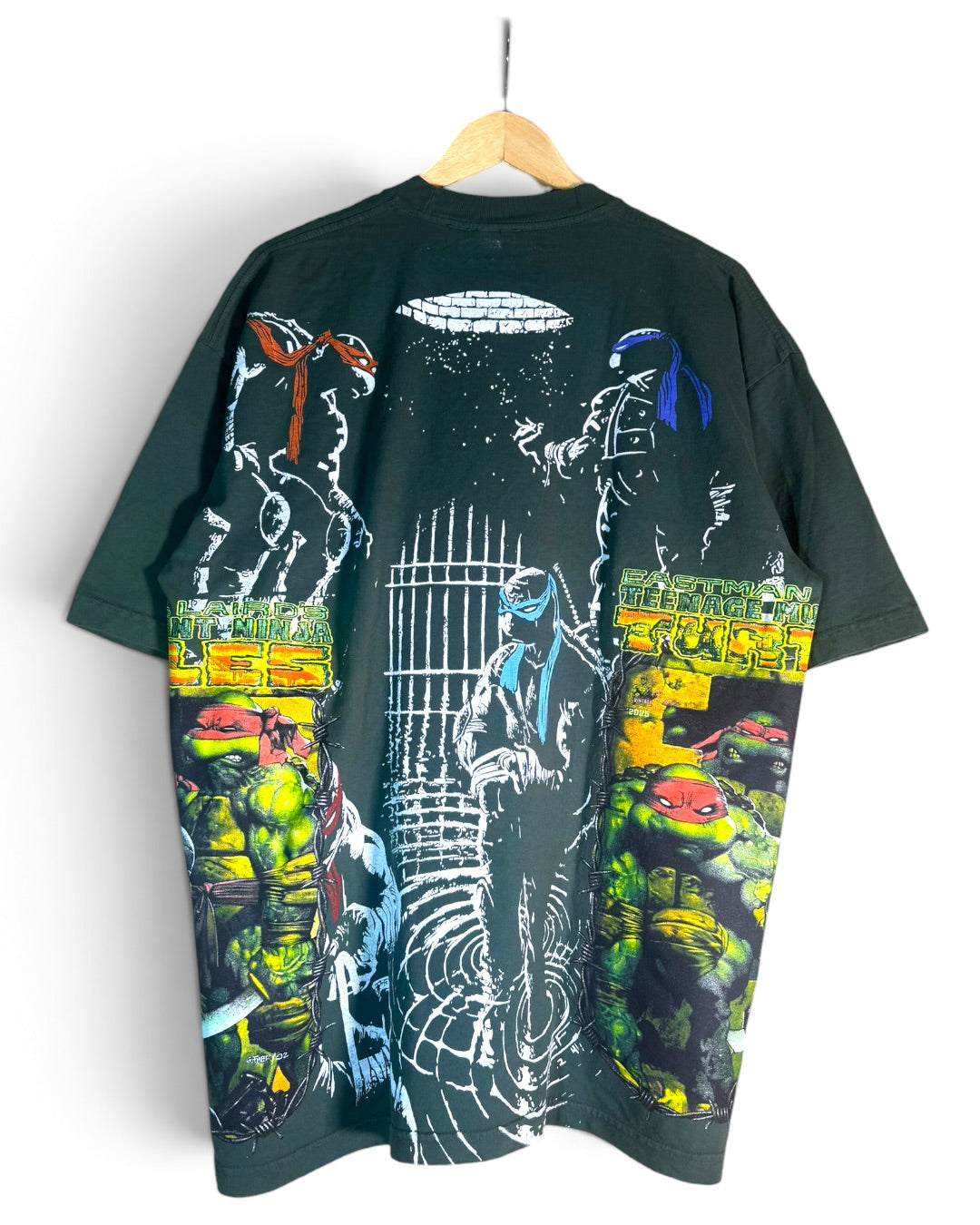 Dark Green - Shredder Front - Sewer Back - TMNT sides
