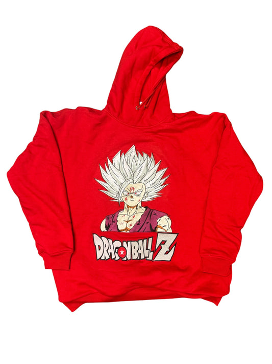 2XL, XL, Large Red Beast Gohan Dragon Ball Z Hoodie