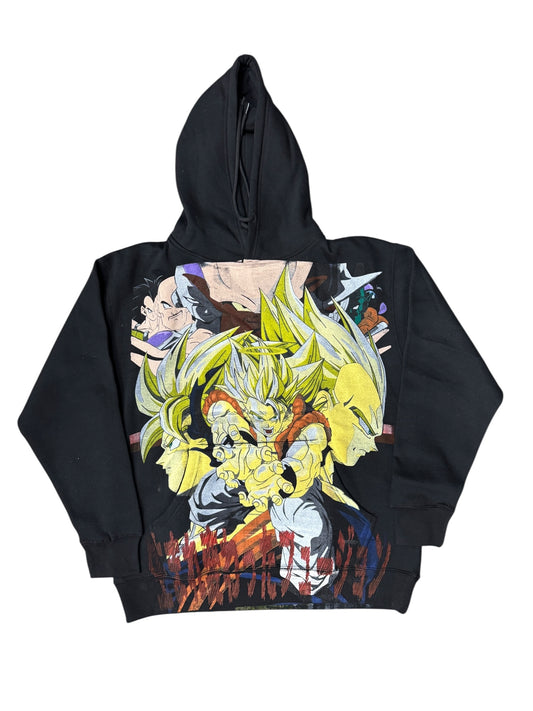 Black - Large - Dragon Ball Z Hoodie featuring Super Saiyan Goku