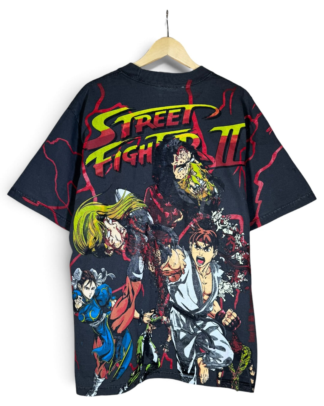 Faded with Red Lighting - Shadowloo Front - Ryu and Chun Li Back