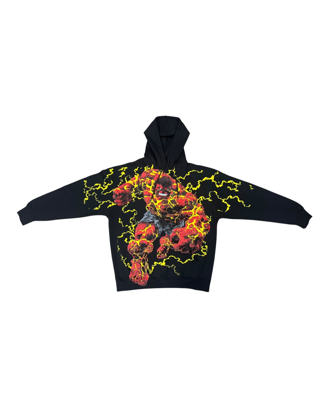 Black Hoodie - Red Hulk