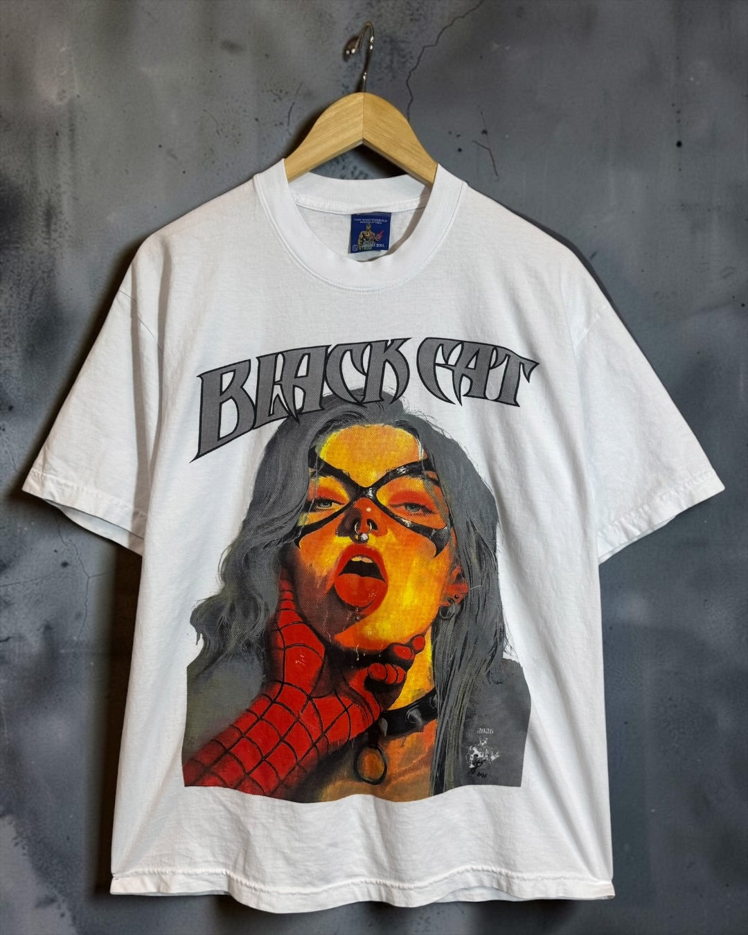 White - Black Cat Shirt
