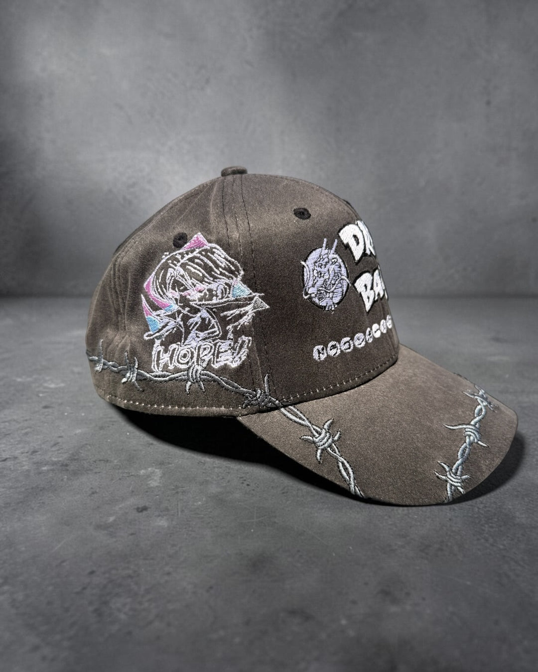 Vintage grey Barb wire   - Glow in the dark DBZ - Trunks