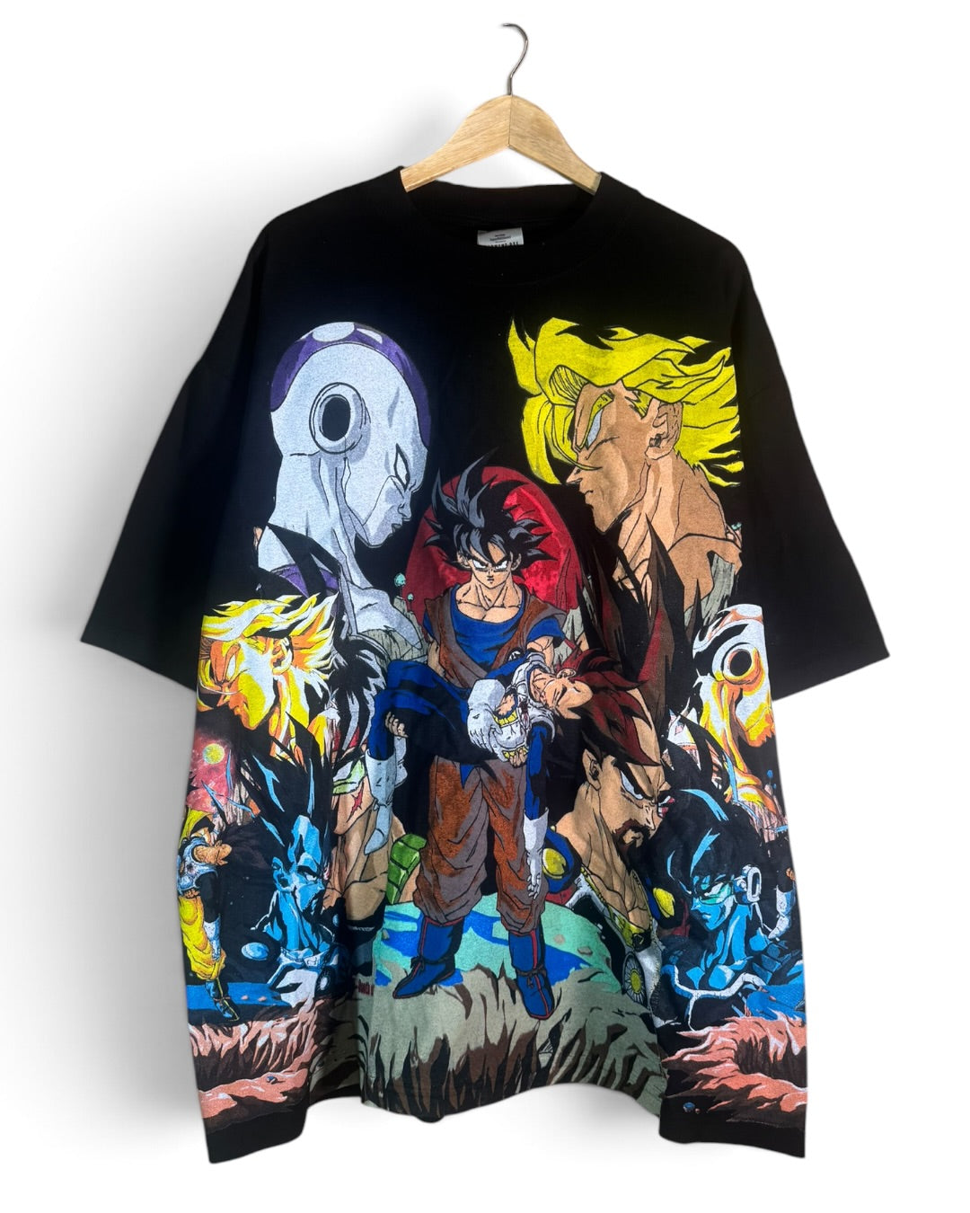 Black - Vegeta’s Death Monochrome Sides - Vegeta’s Death Front - Bardock vs King Vegeta Back - 360 Shirt