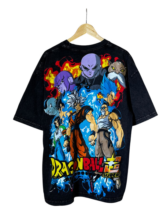 Black Acid Wash - Group Hit Front -  Goku vs Jiren Back