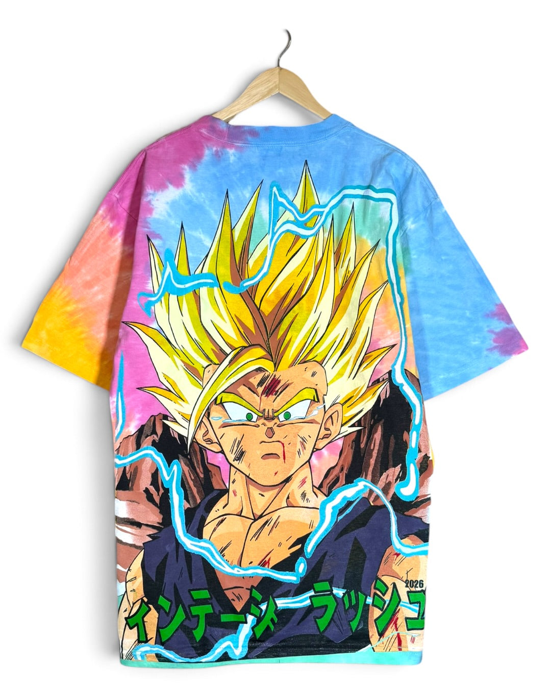 Sherbet Tie Dye - Cell Forms Front - Gohan Back - Shirt