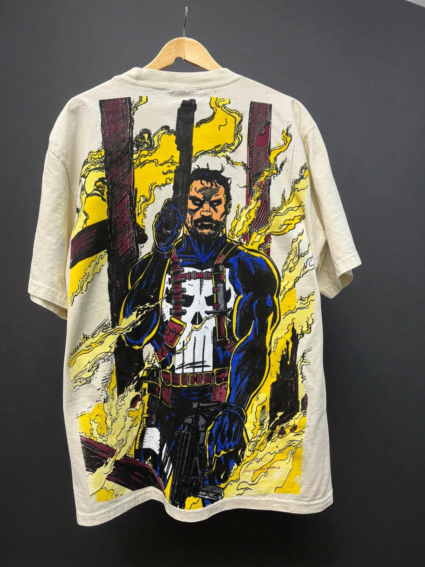 Cream - The Punisher Pit bull & Punisher Solo Flames