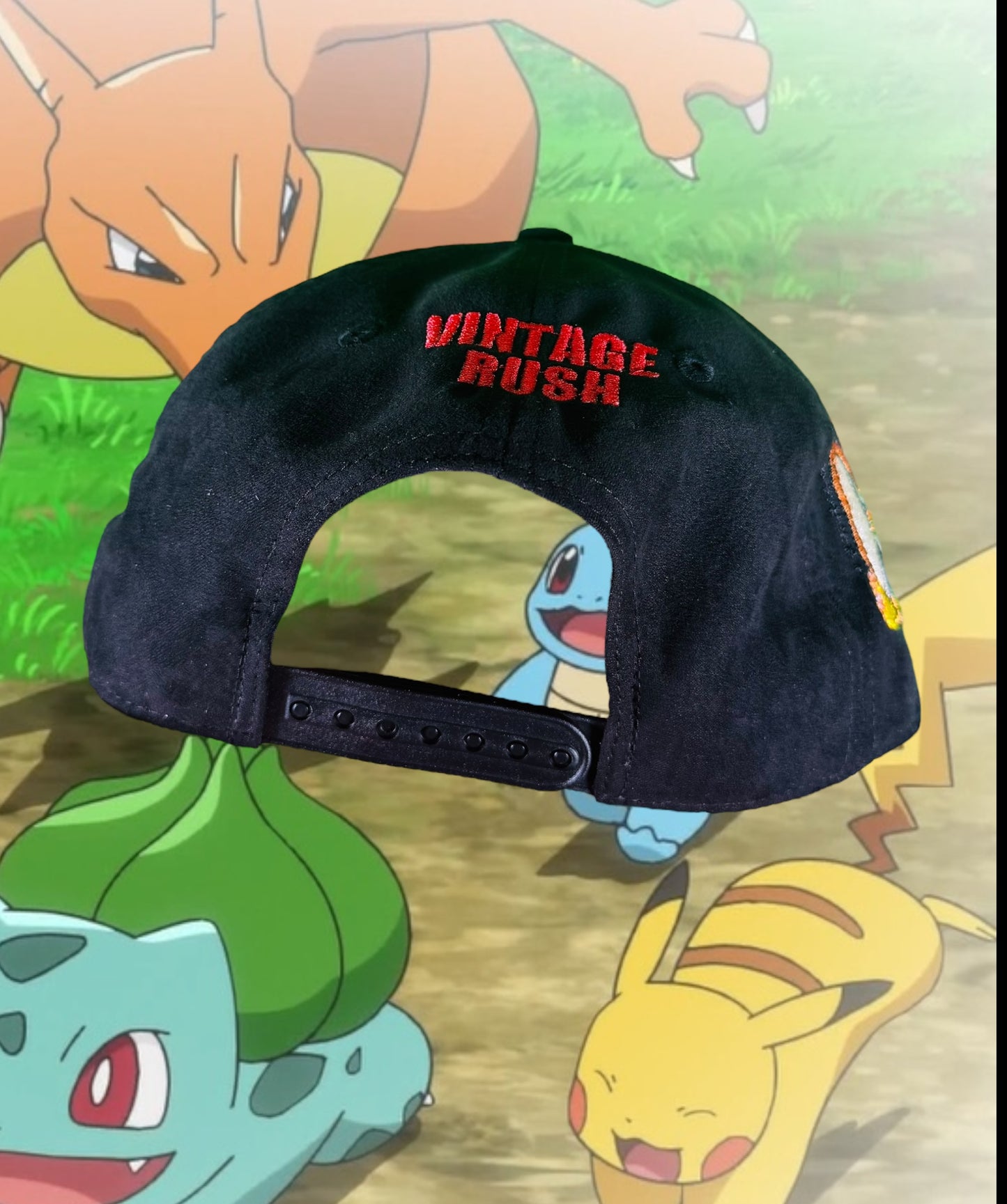 Black suede print - Poke Starter Hat