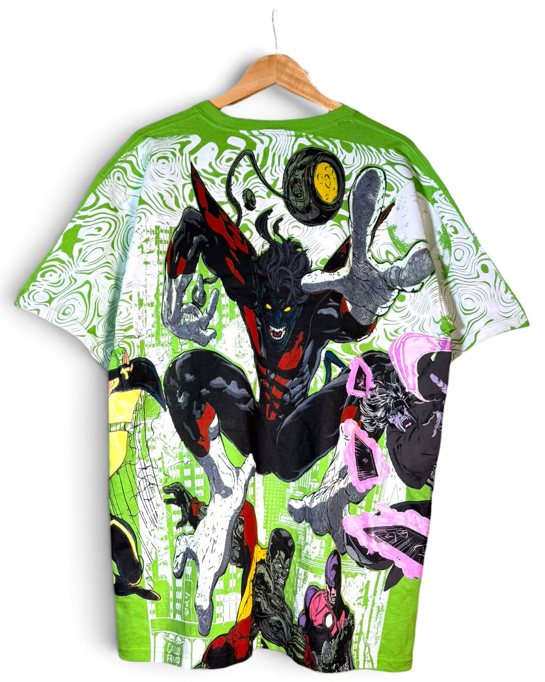 Green - Nightcrawler - Celestial Rouge - Death - 360 Shirt
