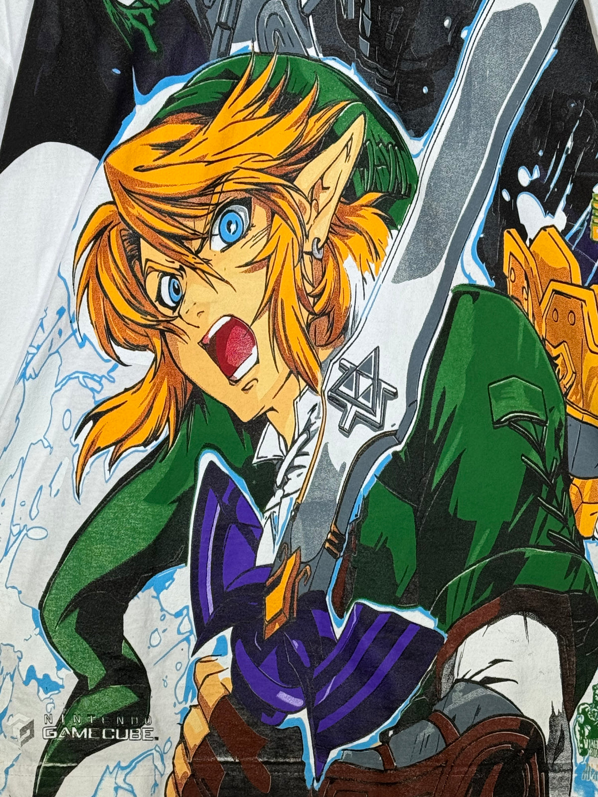 White - Links Front - Master Sword Back - Shirt