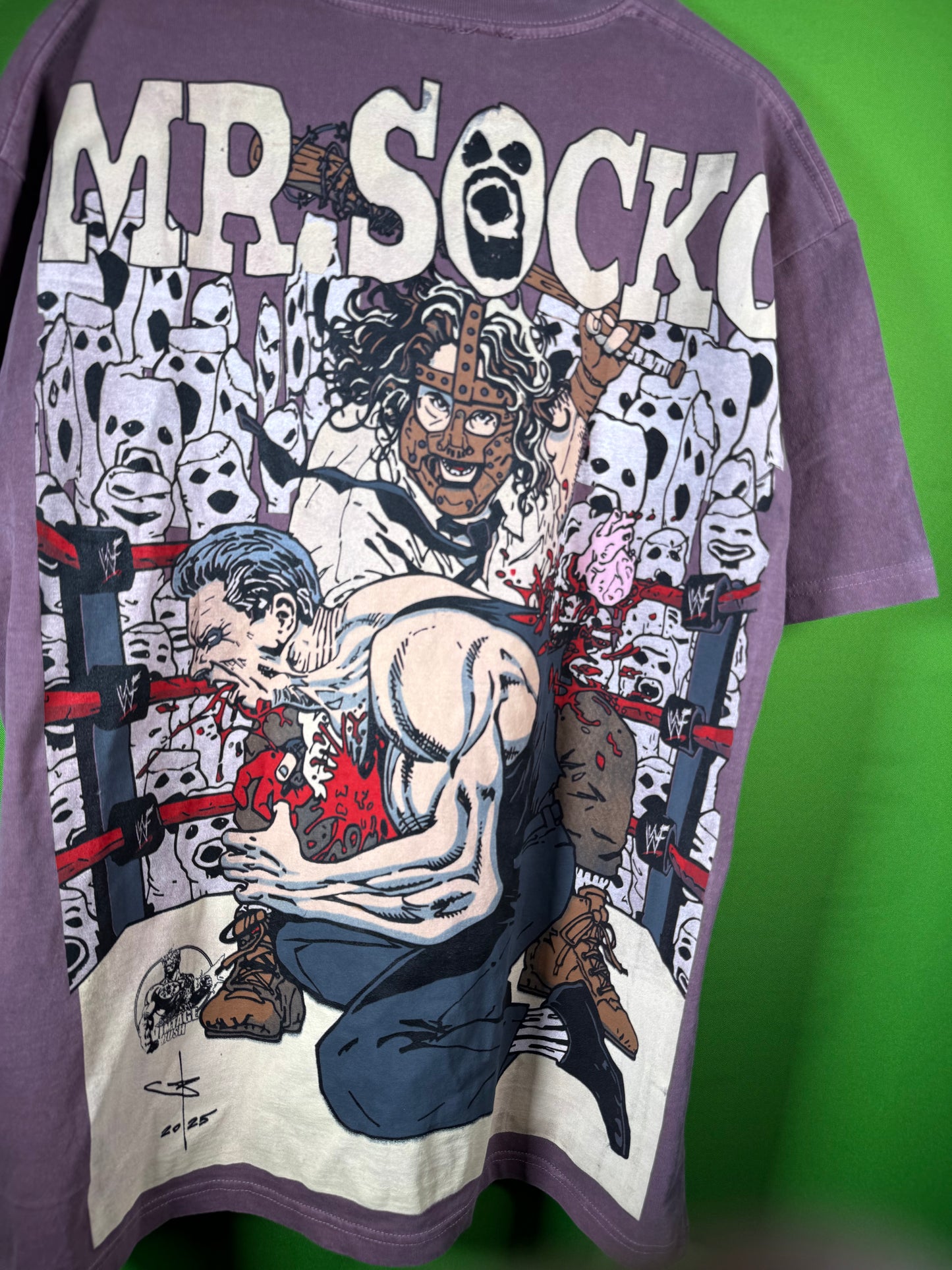 Dark Purple -  tombstone of death Front-& Mr. socko Kills back