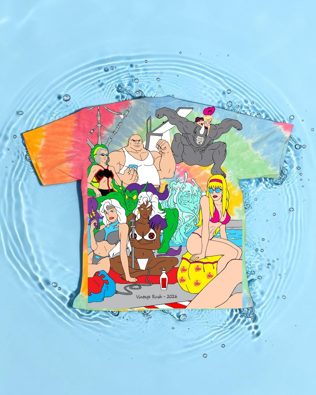 Sherbet - Spidy Wish front - king pin and friends back