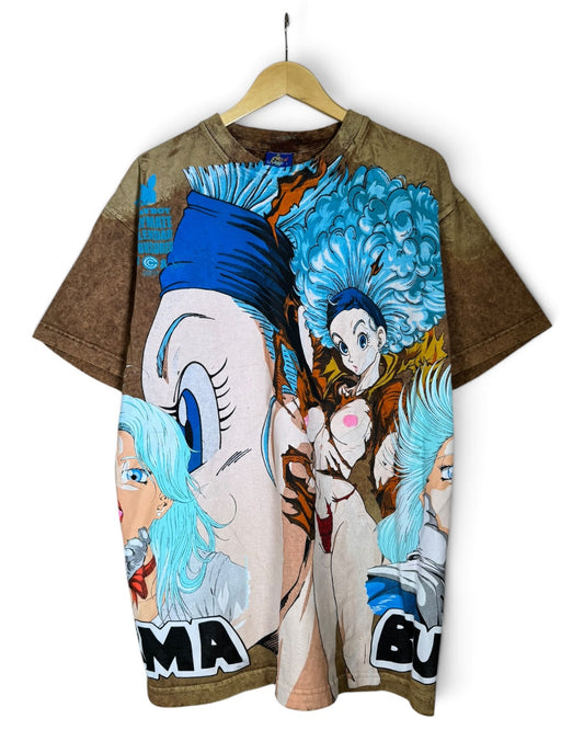 Distress Tan - Bulma 360 Shirt - Android 18 Back
