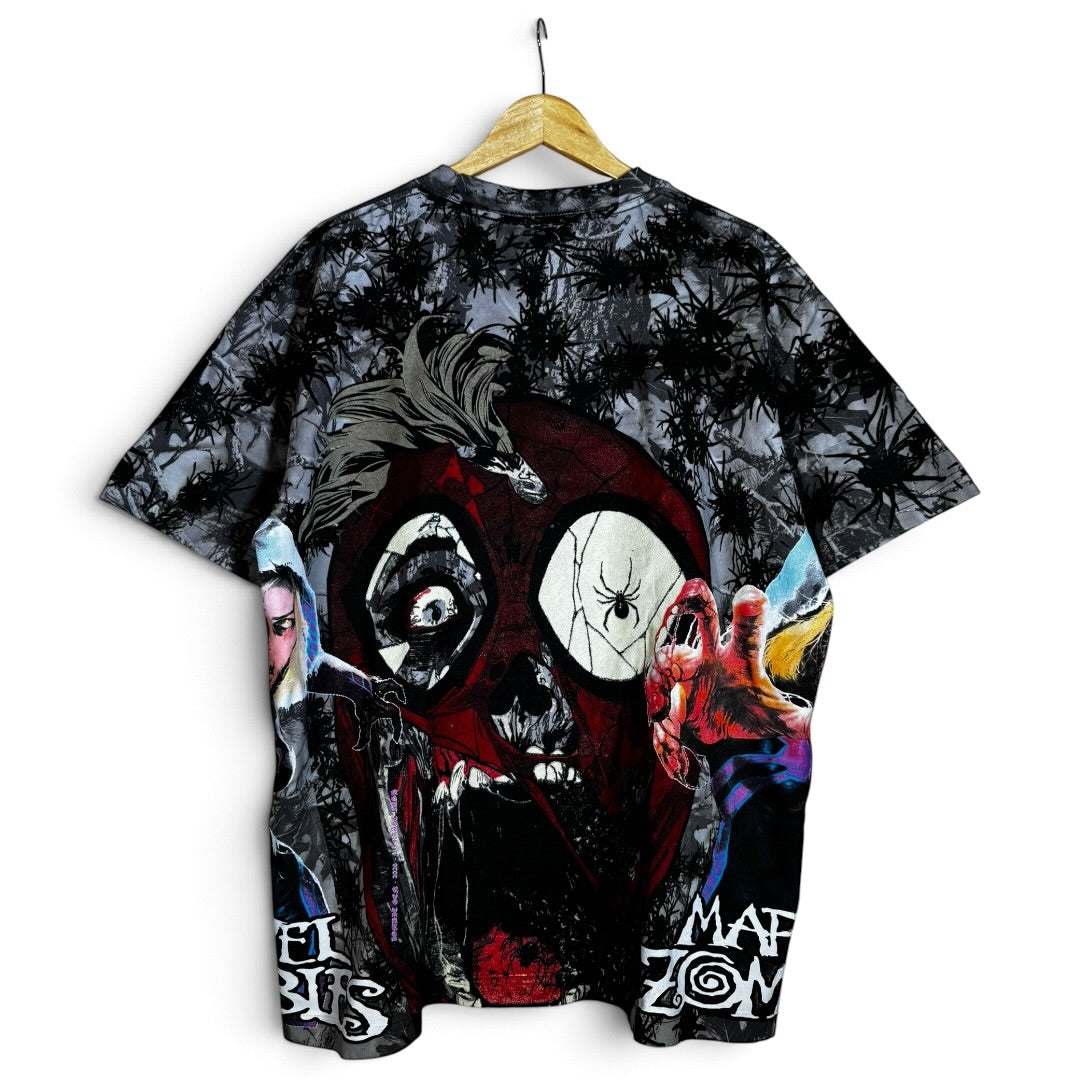 Camo - Zombie Spiderman Front and Back - Marvel Zombies Side - 360 Shirt