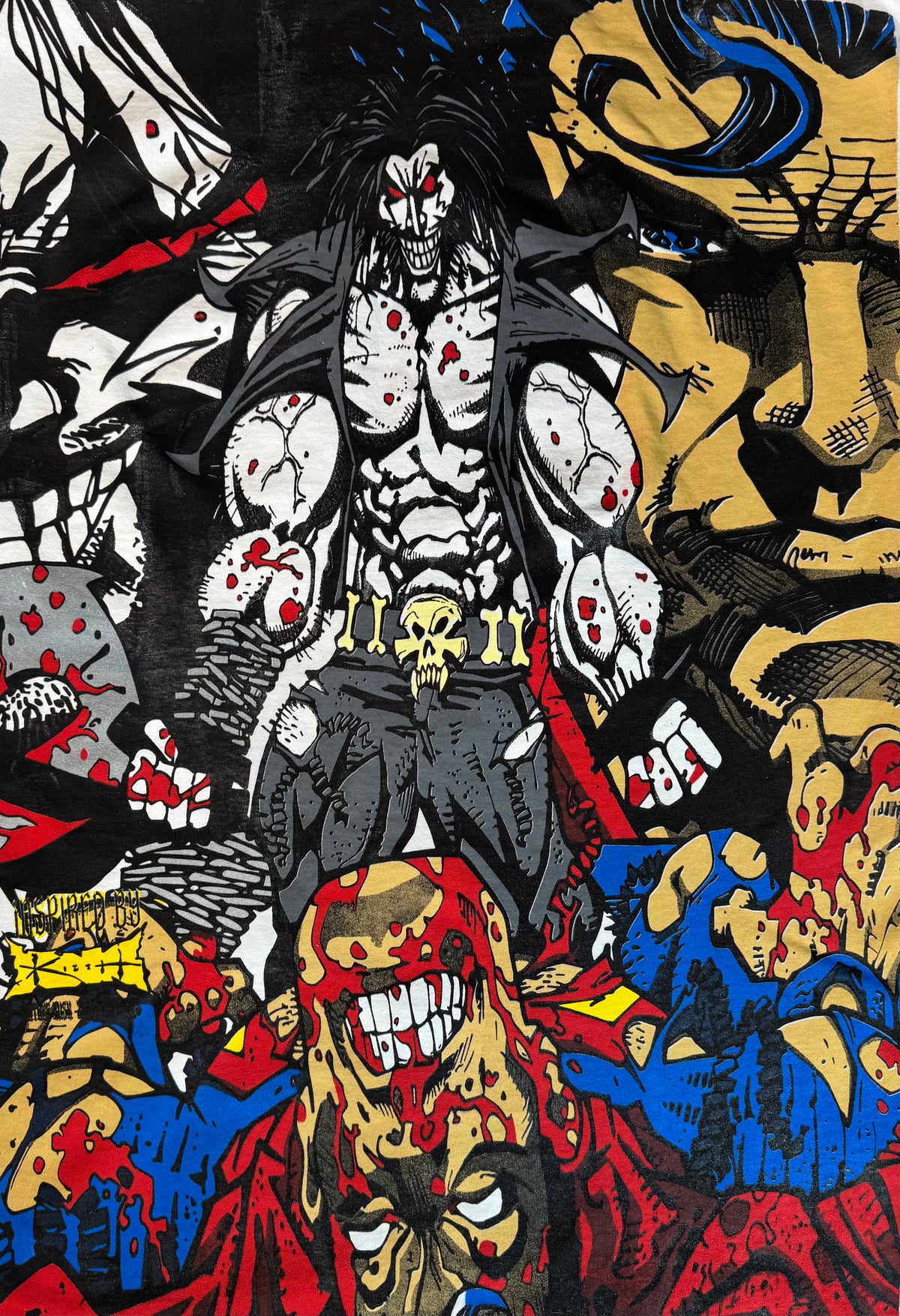 White - Spine Ripped Front - Lobo Wins Back