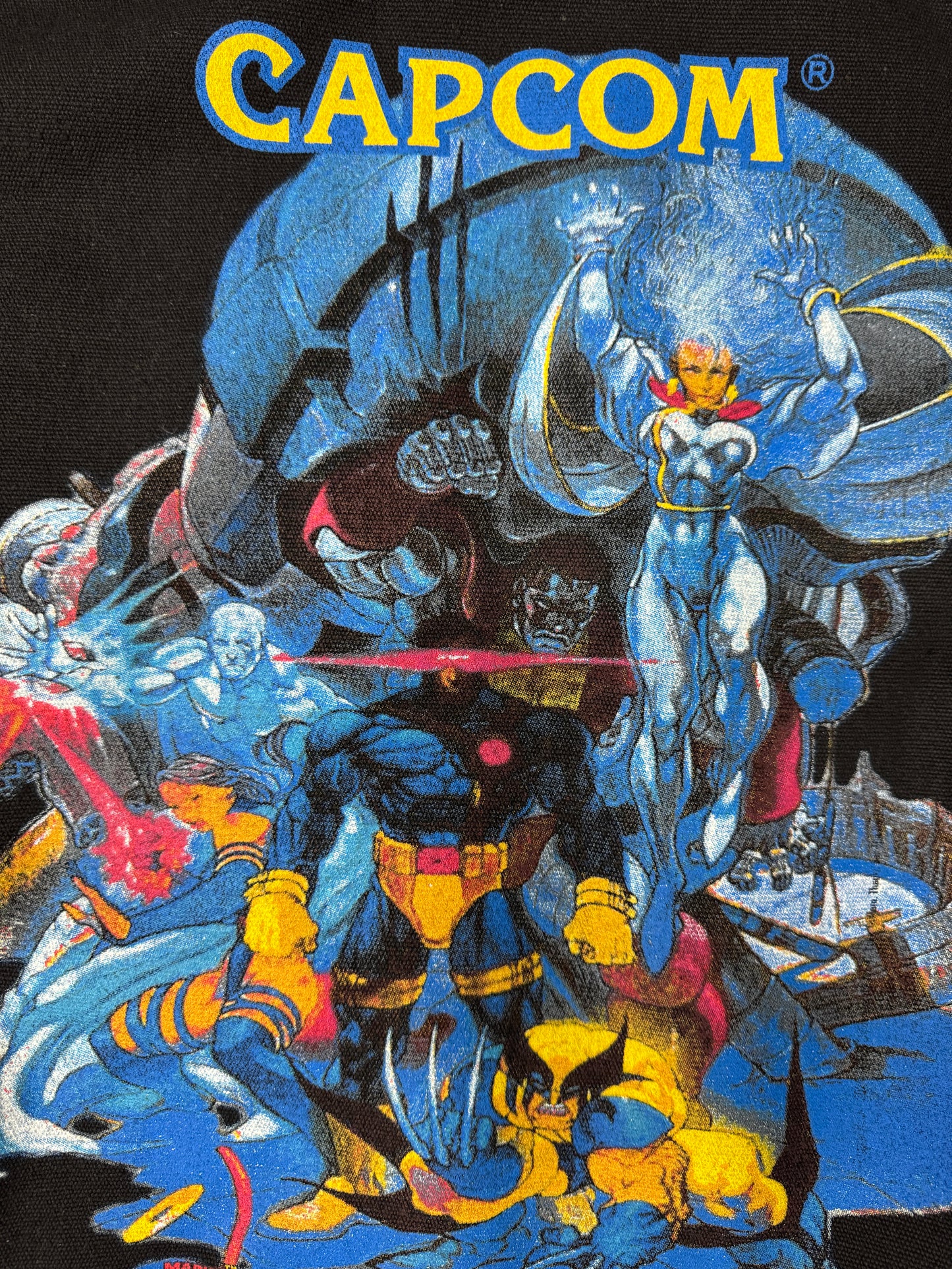 Black-Large- Capcom X-Men Hoodie – Children of the Atom Graphic Pullover