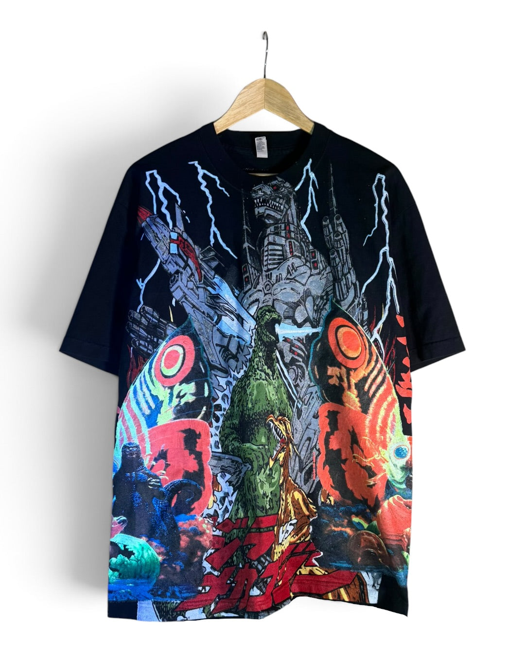 Black - MechaGodzilla Front - Final Wars Back - Godzilla vs Mothra Sides
