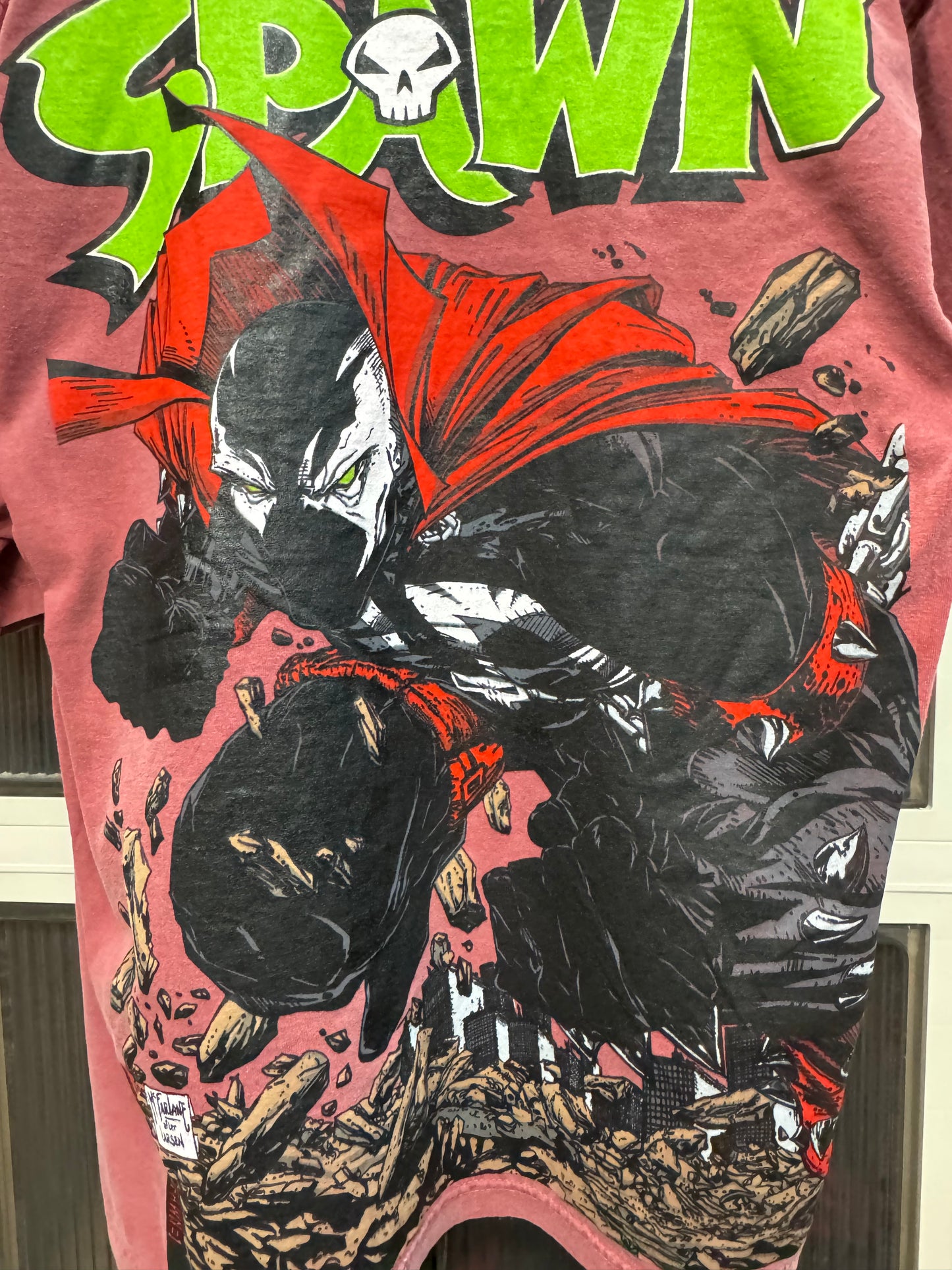 Faded red - Big face & Spawn Rocks! Back