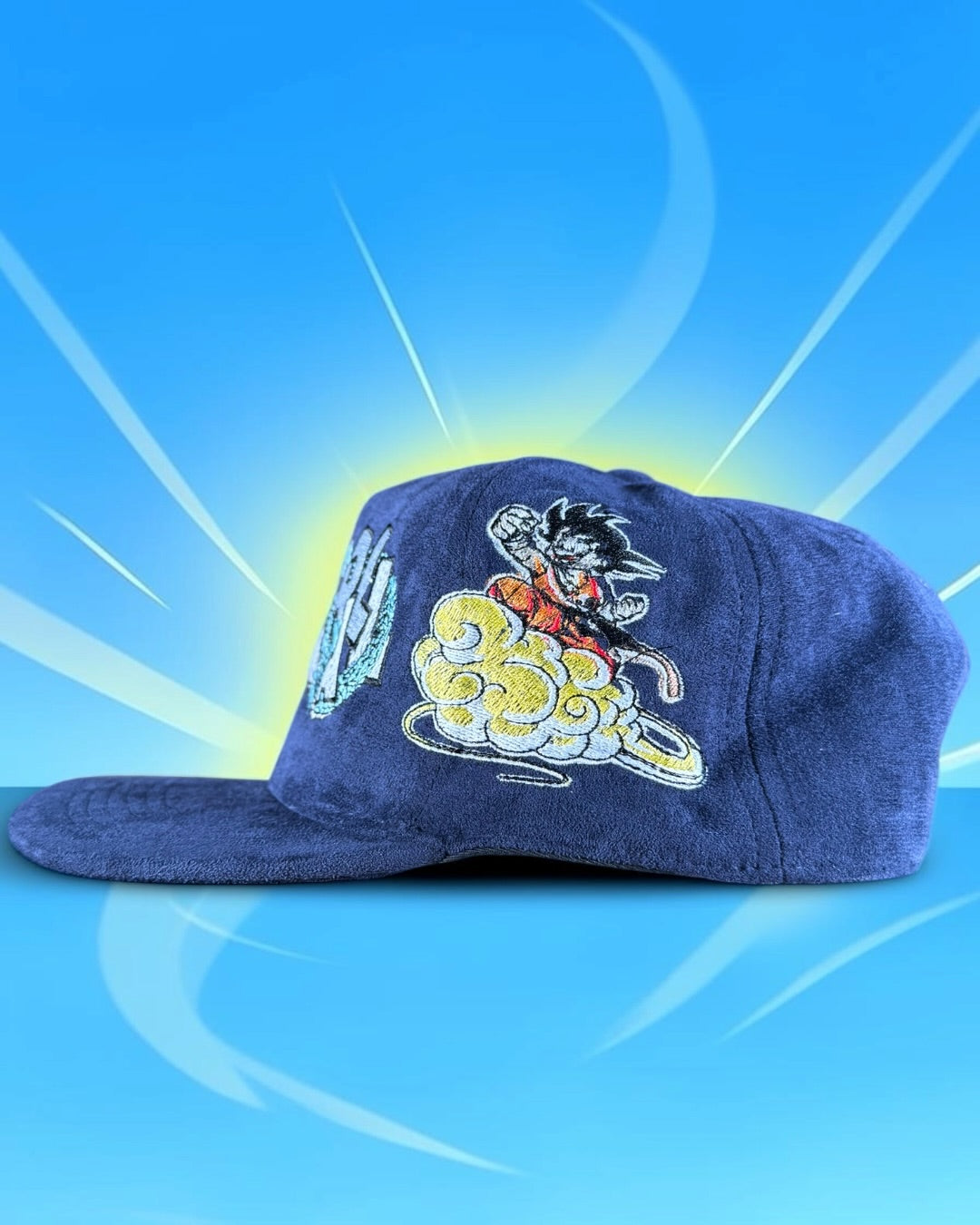 Navy Blue Suede - Dragon Ball Kid Goku - Hat
