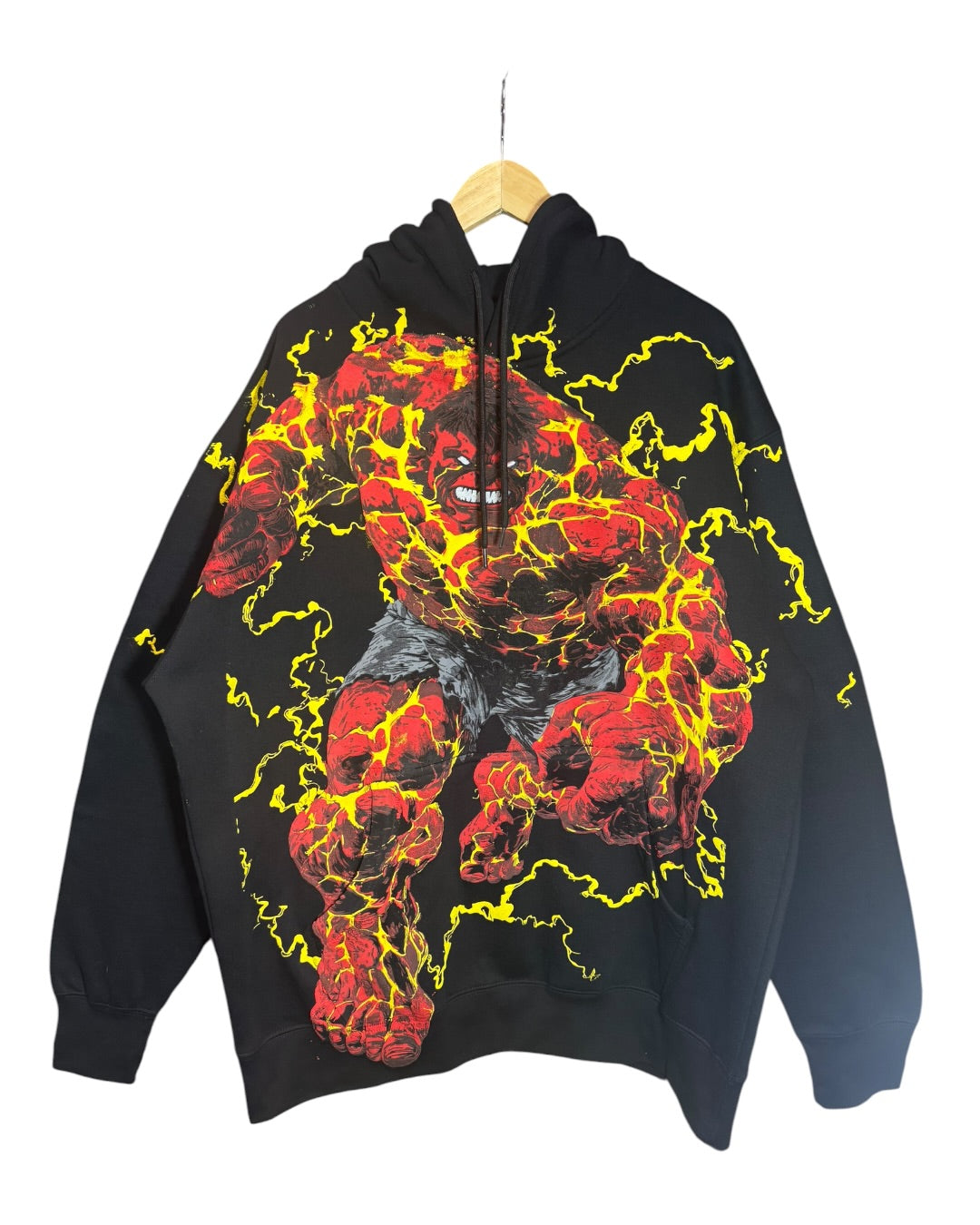 Black Hoodie - Red Hulk