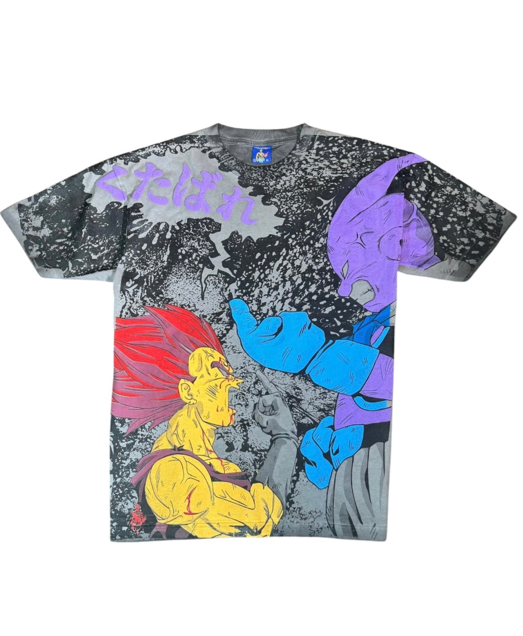 Black Oil Wash  - Majin Vegeta vs Buu - Shirt Variant