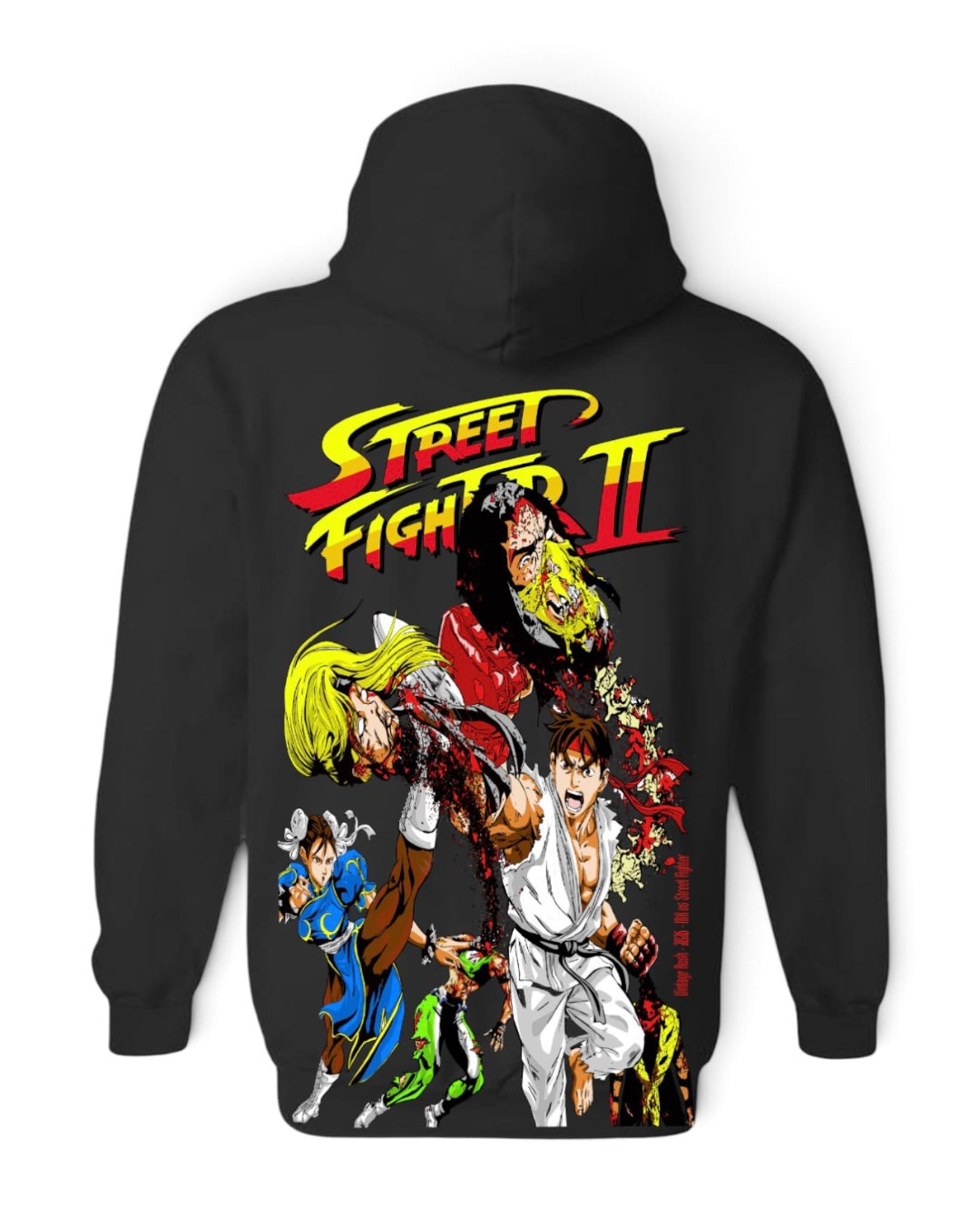 Black - Shadowloo Front - Ryu and Chun Li Back