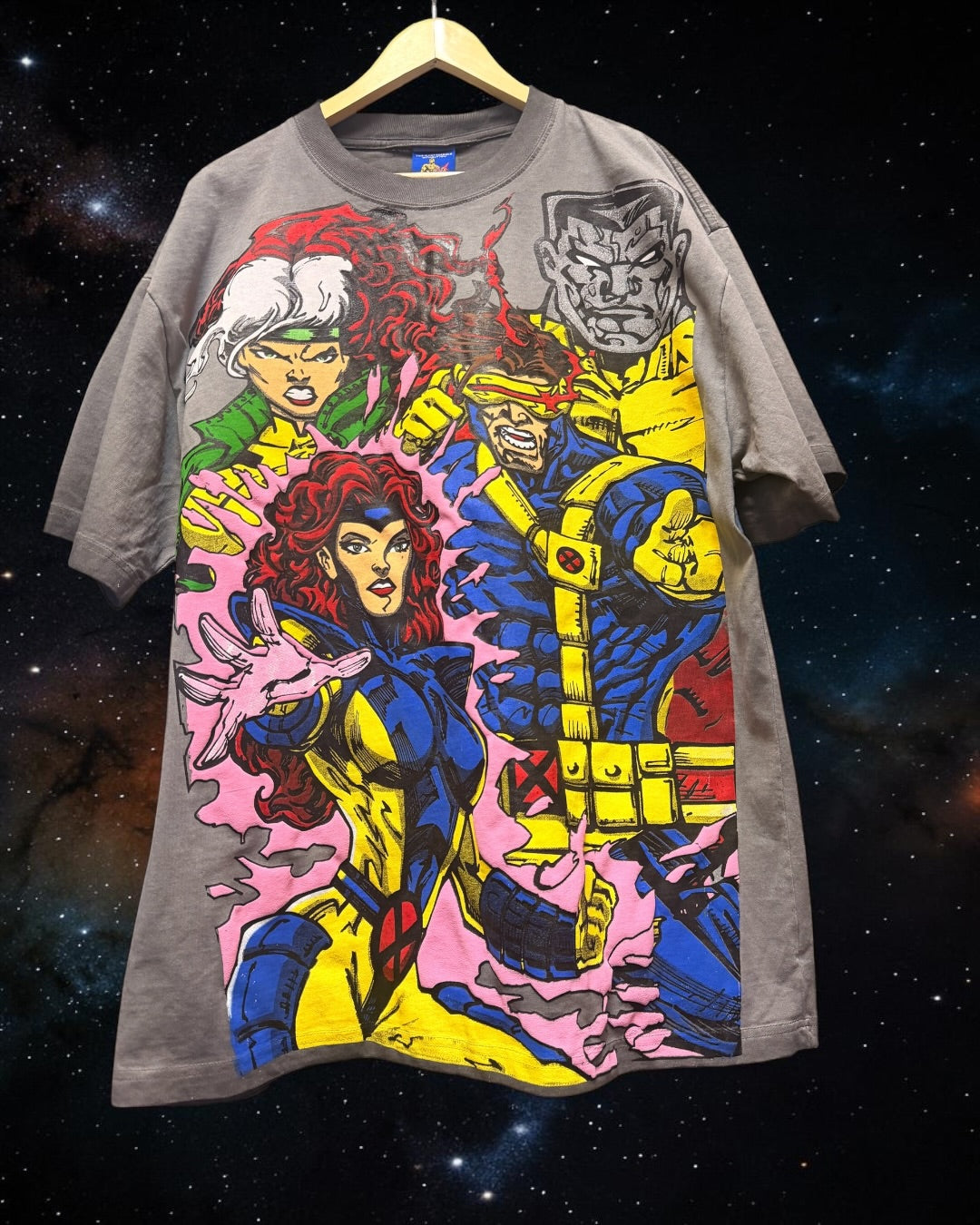Black Oil wash - X-Men Team Front & Beast & Gambit back