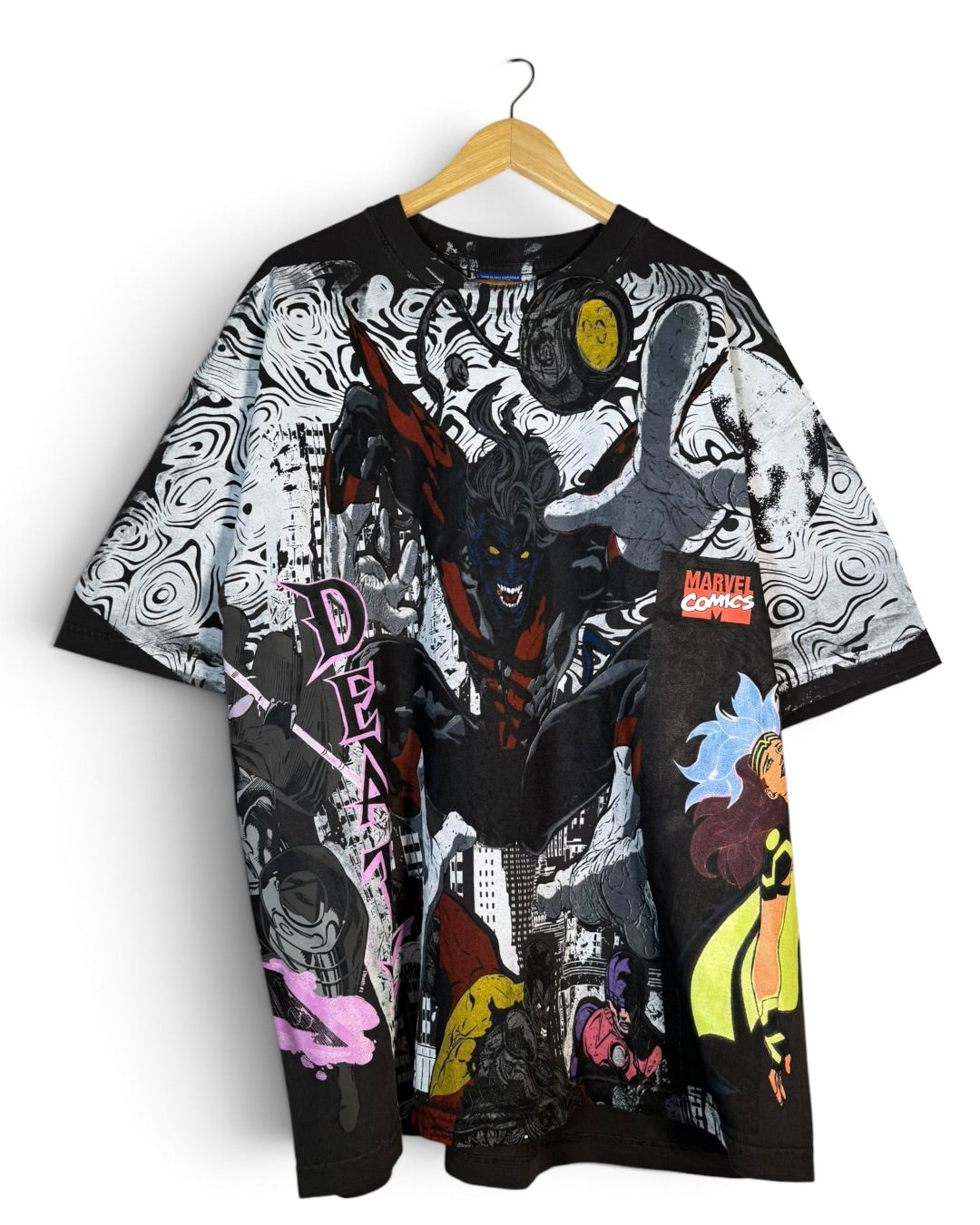 Faded - Nightcrawler - Celestial Rouge - Death - 360 Shirt
