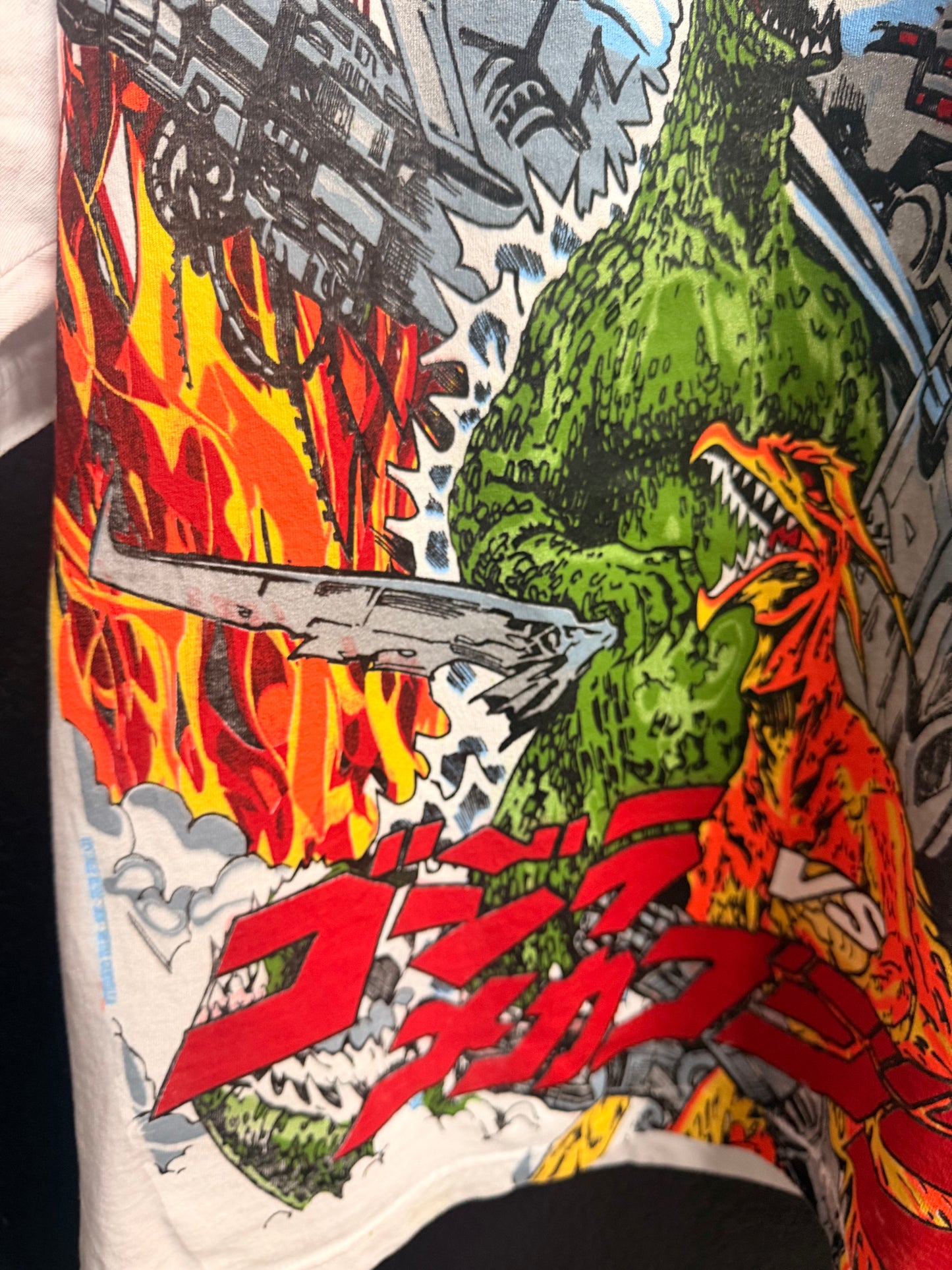 White  - Mechagodzilla Trio Front & Godzilla Final Wars Back