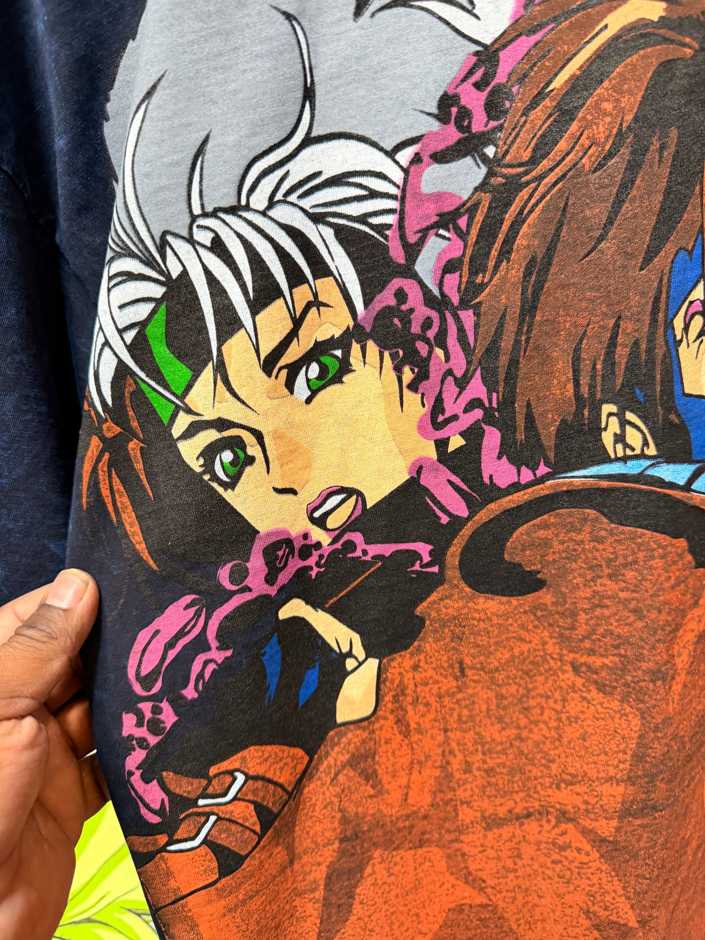 Navy brown  Acid Wash - Gambit Front & Archangel Back