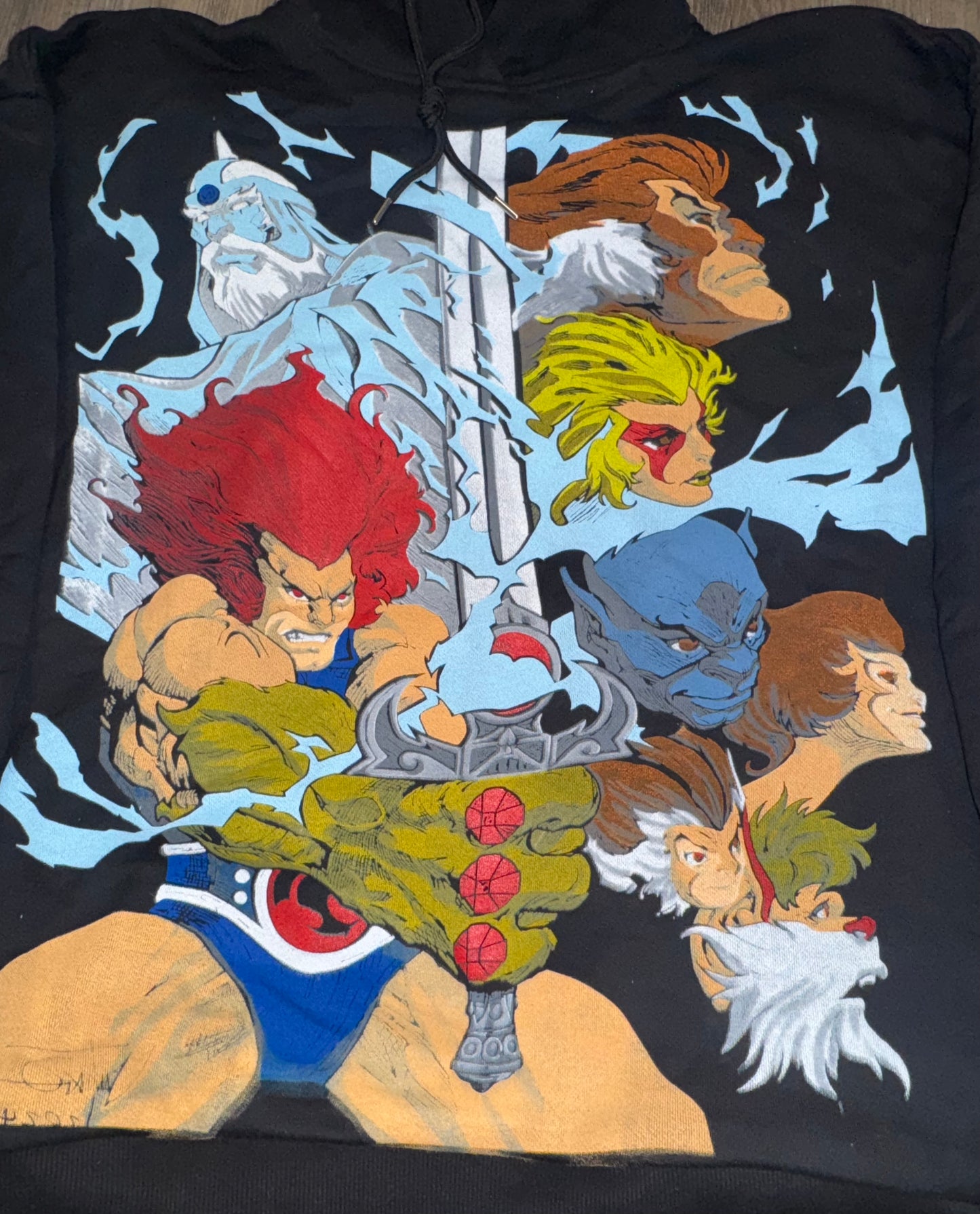 Black Premium - Lionel Front & Thunder cats back