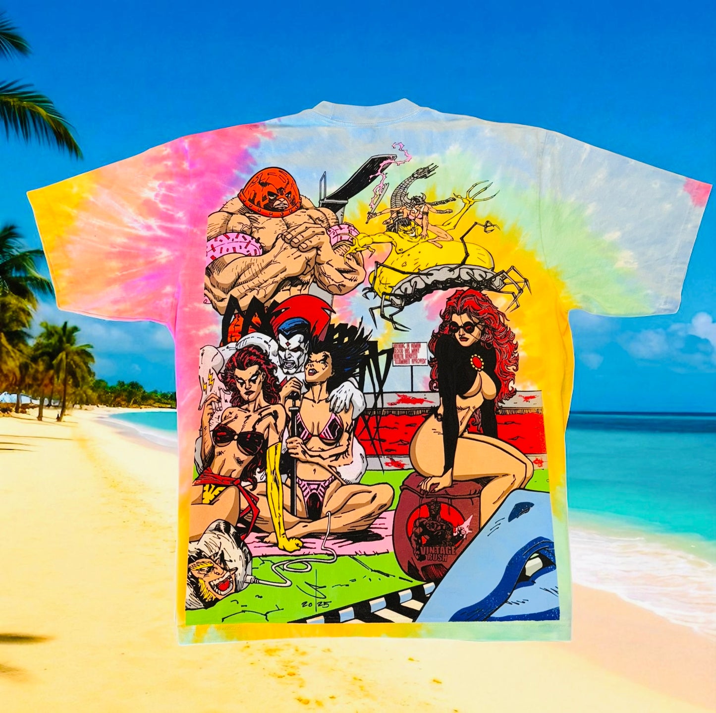 Sherbet Tie Dye  - Wish you were not here
