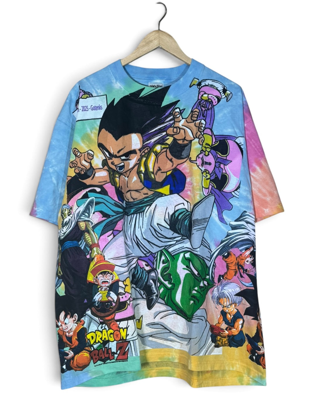 Sherbet Tie Dye - Gotenks Front - Gohan Back - Uncle Piccolo Babysits Sides - 360 Shirt