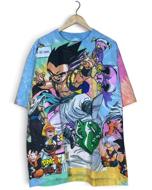 Sherbet Tie Dye - Gotenks Front - Gohan Back - Uncle Piccolo Babysits Sides - 360 Shirt
