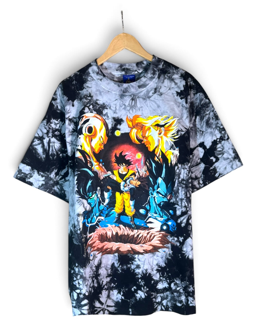 Black Tie Dye - Vegeta’s Death Monochrome