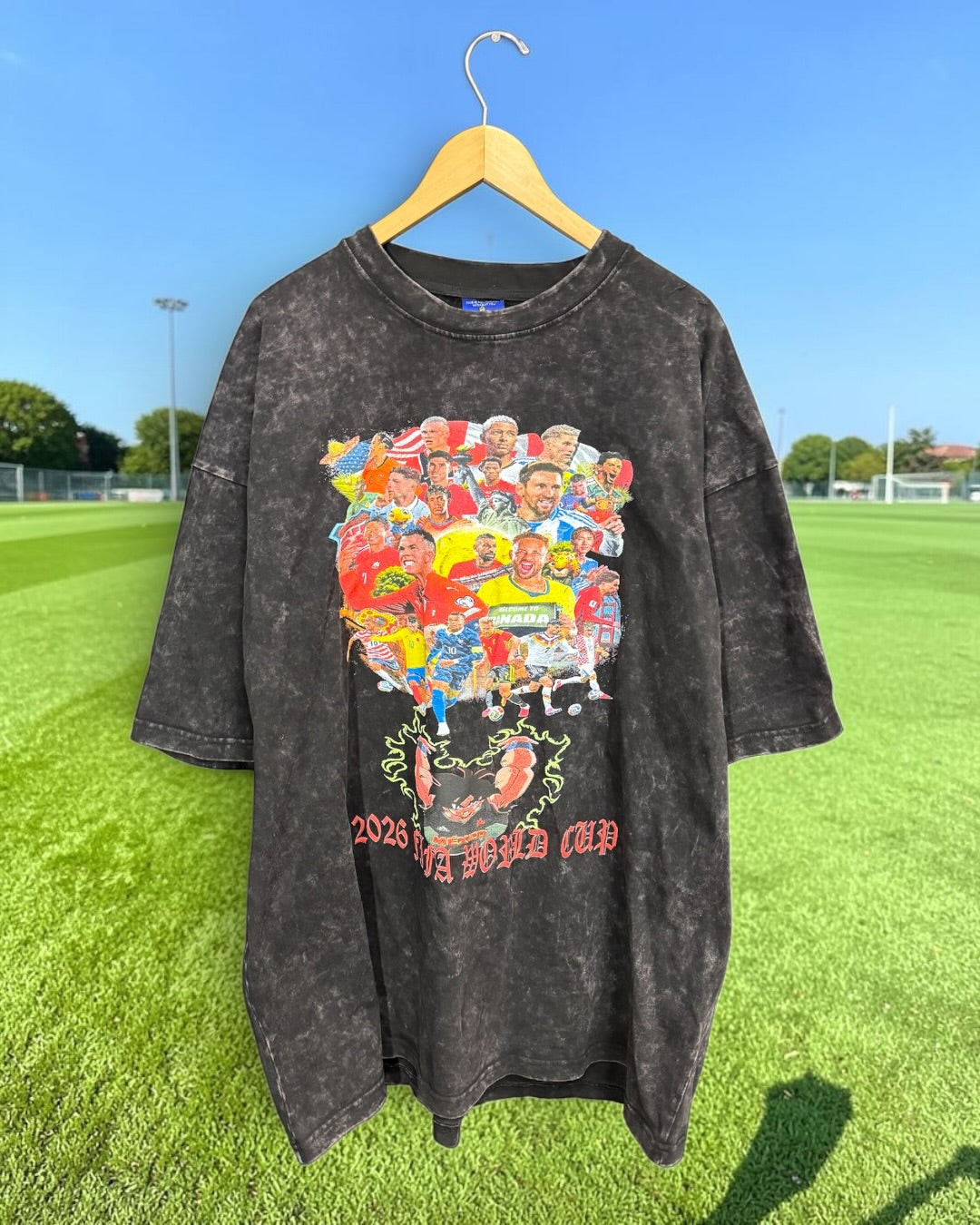Black Acid Wash - 2026 World Cup Shirt
