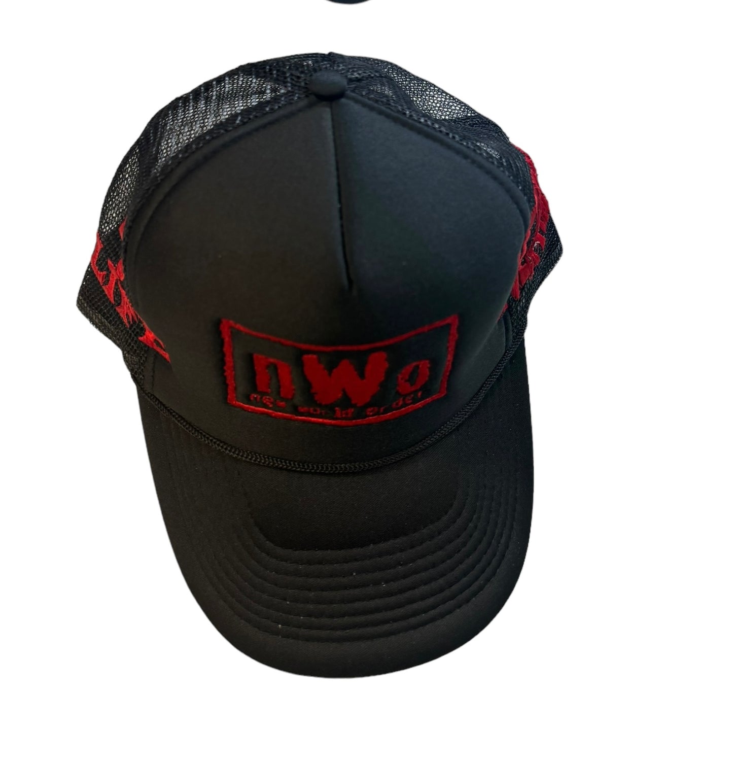 Trucker Wolf Pack Hat - Black