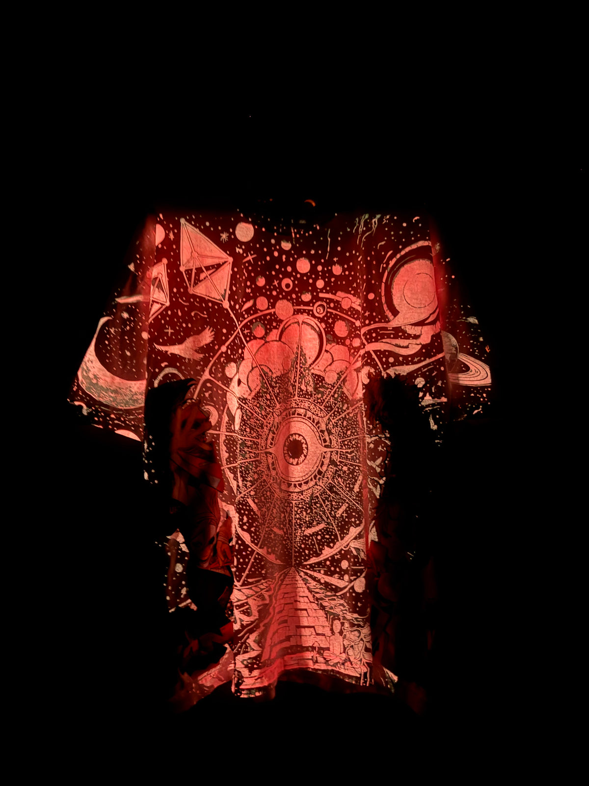 White Glowing Pink - Dandadan - 360 Shirt