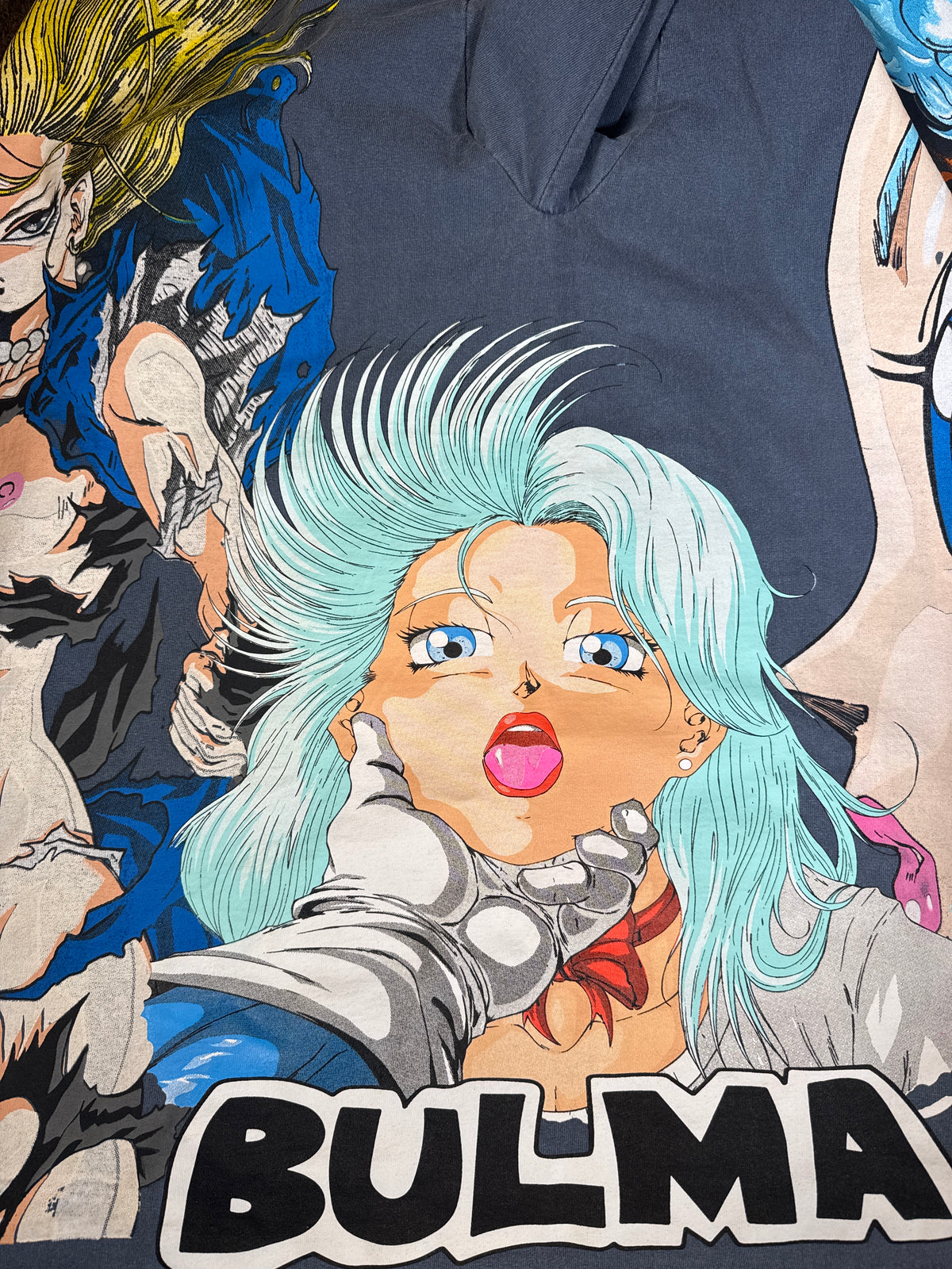 Faded Blue - Bulma 360 Shirt - Android 18 Back