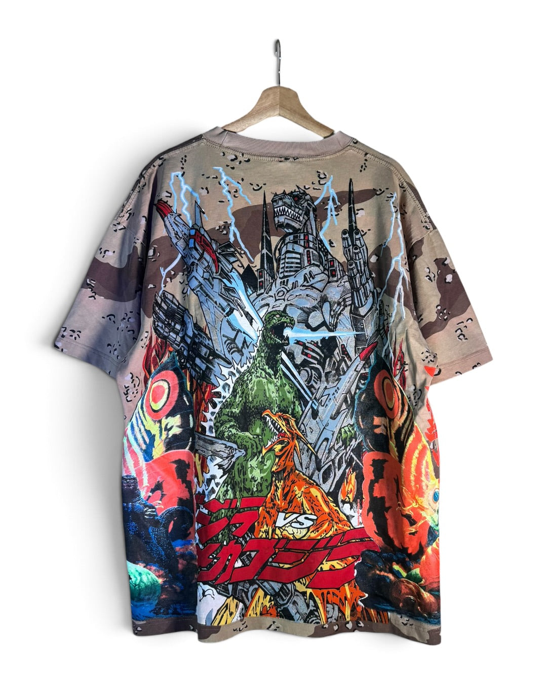 Desert Camo - Final Wars Front - MechaGodzilla Back - Godzilla vs Mothra Sides