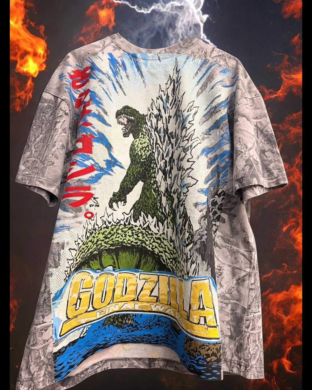 Forrest grey Camo  - Mechagodzilla Trio Front & Godzilla Final Wars Back
